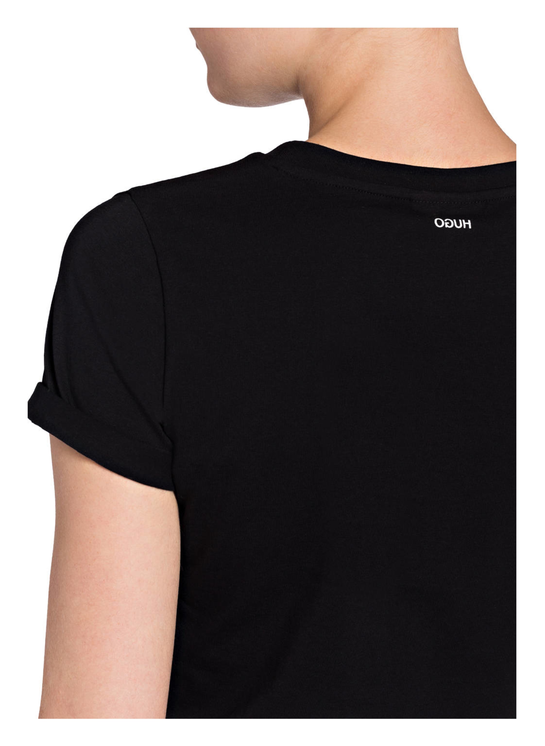 Thumbnail - Hugo T-Shirt The Plain schwarz