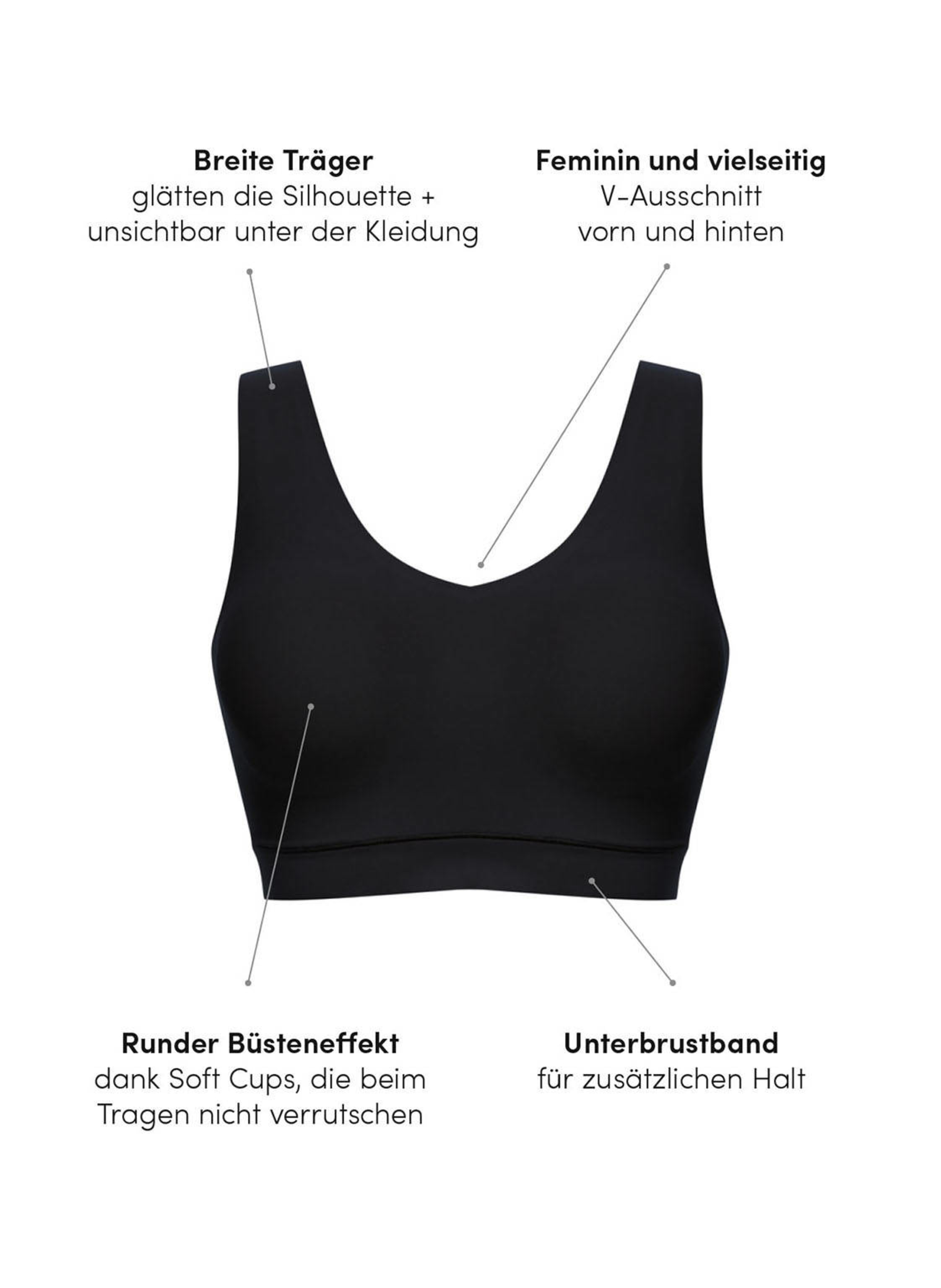 Thumbnail - Chantelle Bustier Softstretch schwarz