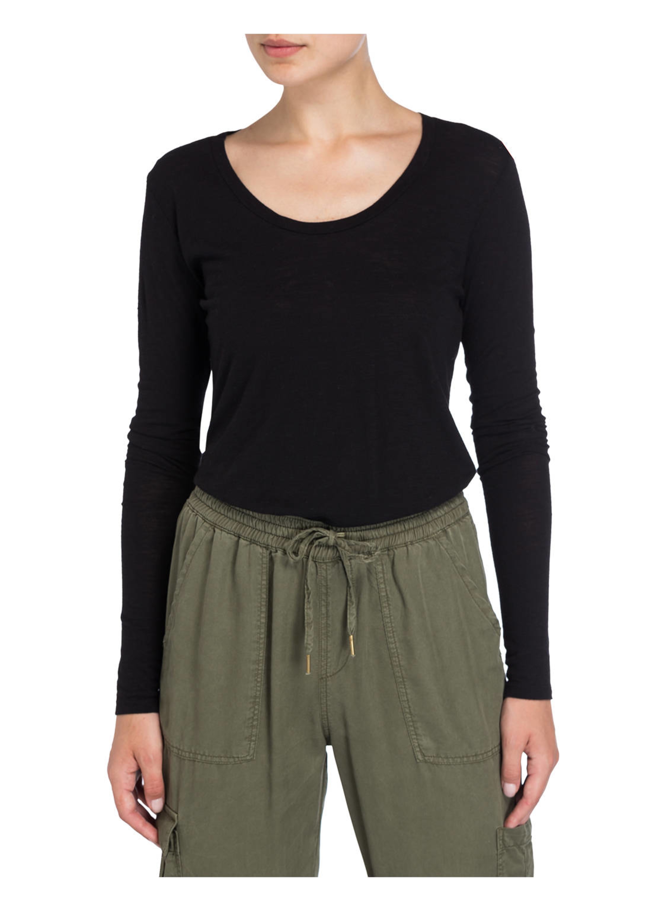 Thumbnail - American Vintage Longsleeve Jacksonville schwarz