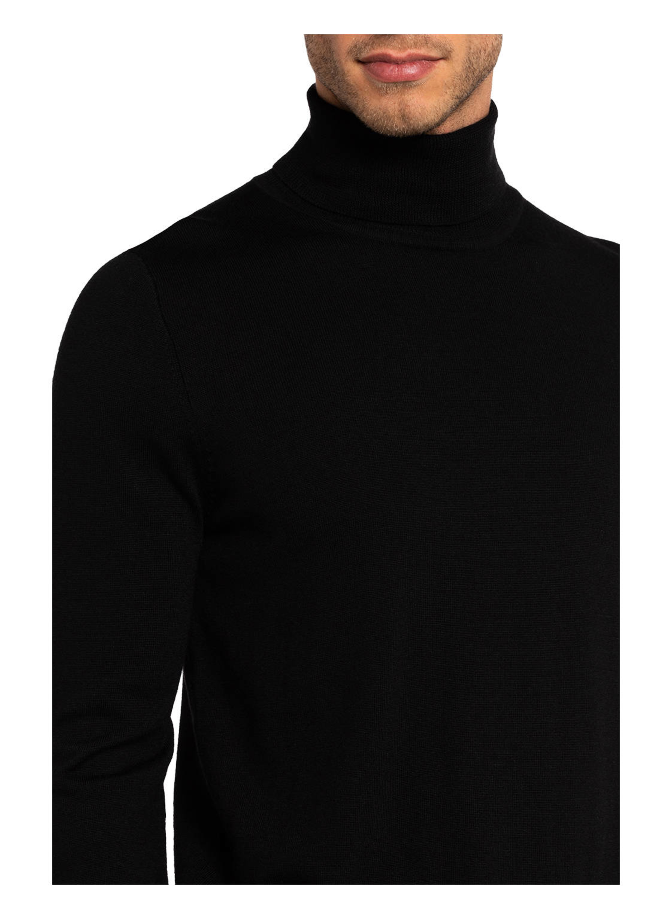 Thumbnail - Drykorn Rollkragenpullover Joey schwarz