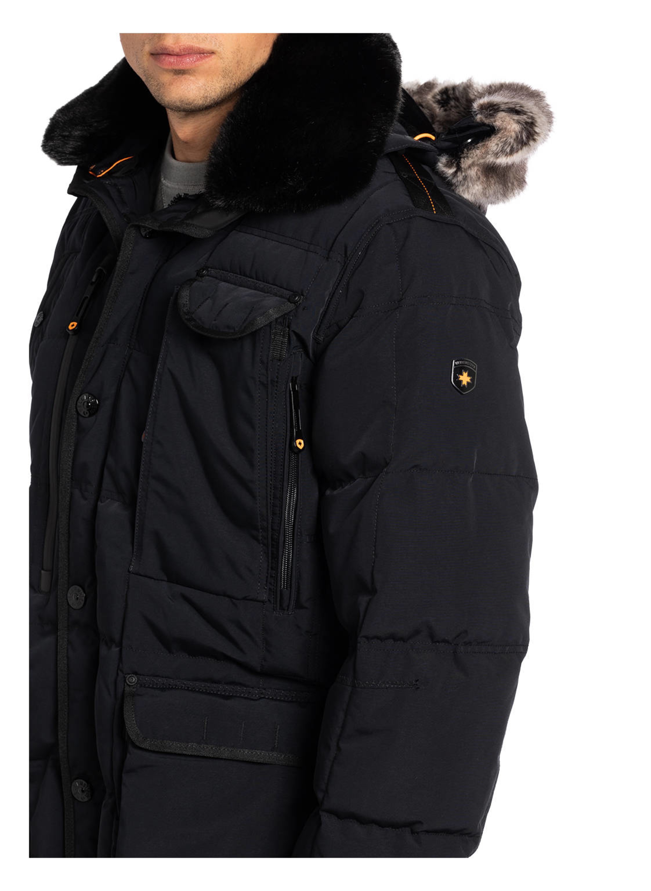 Thumbnail - Wellensteyn Steppjacke Marvellous Mit Kunstpelz Und Sorona® Aura-Isolierung schwarz