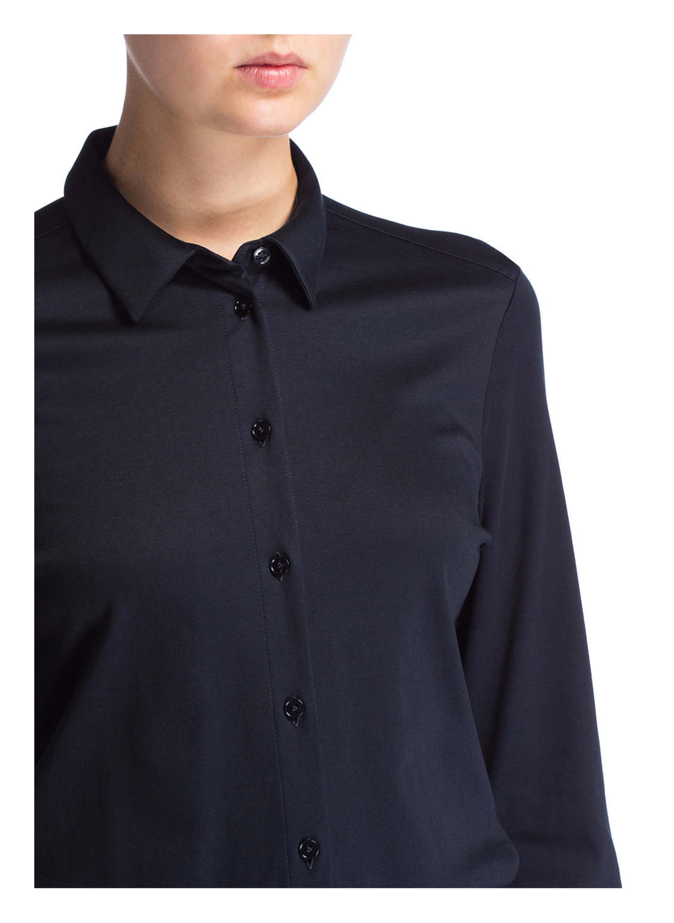 Thumbnail - Van Laack Hemdbluse Vl-Malis-Sv Aus Jersey blau