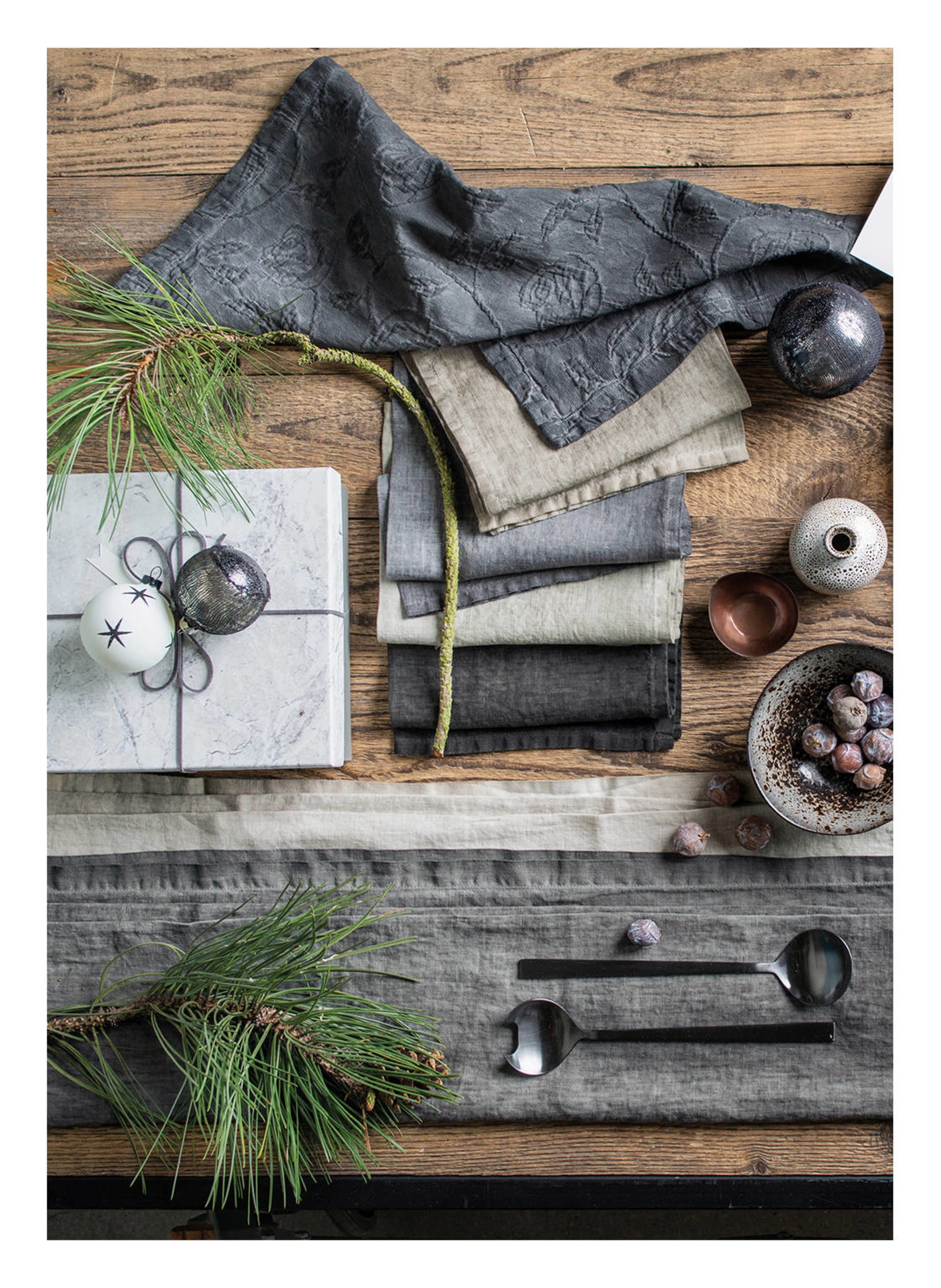 Thumbnail - Pichler Tischläufer Liska Aus Leinen weiss