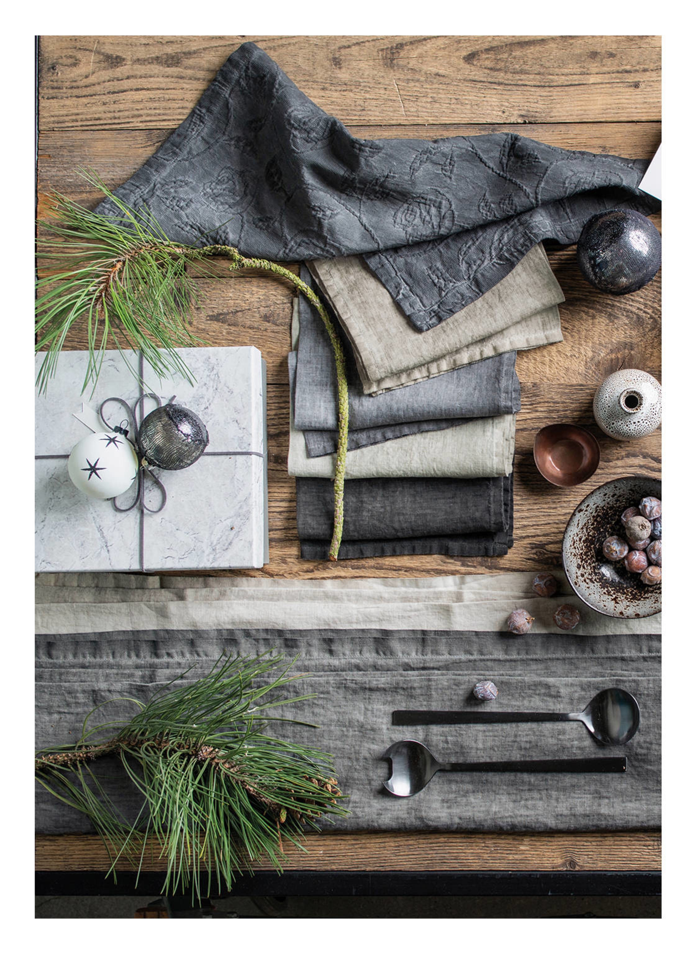 Thumbnail - Pichler Tischläufer Liska Aus Leinen beige