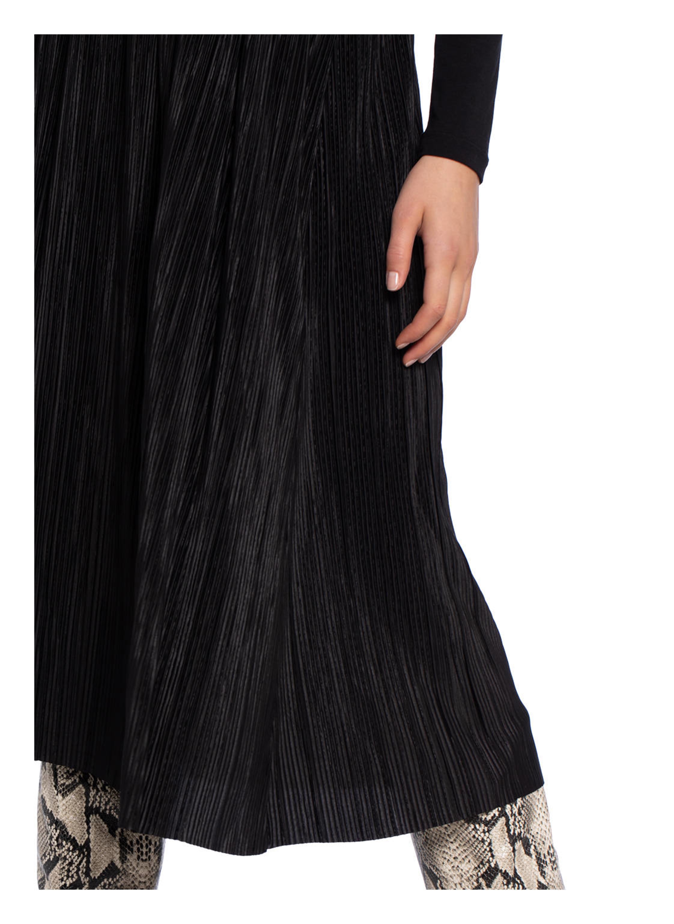 Thumbnail - Samsøe  Samsøe Plisseerock Uma schwarz