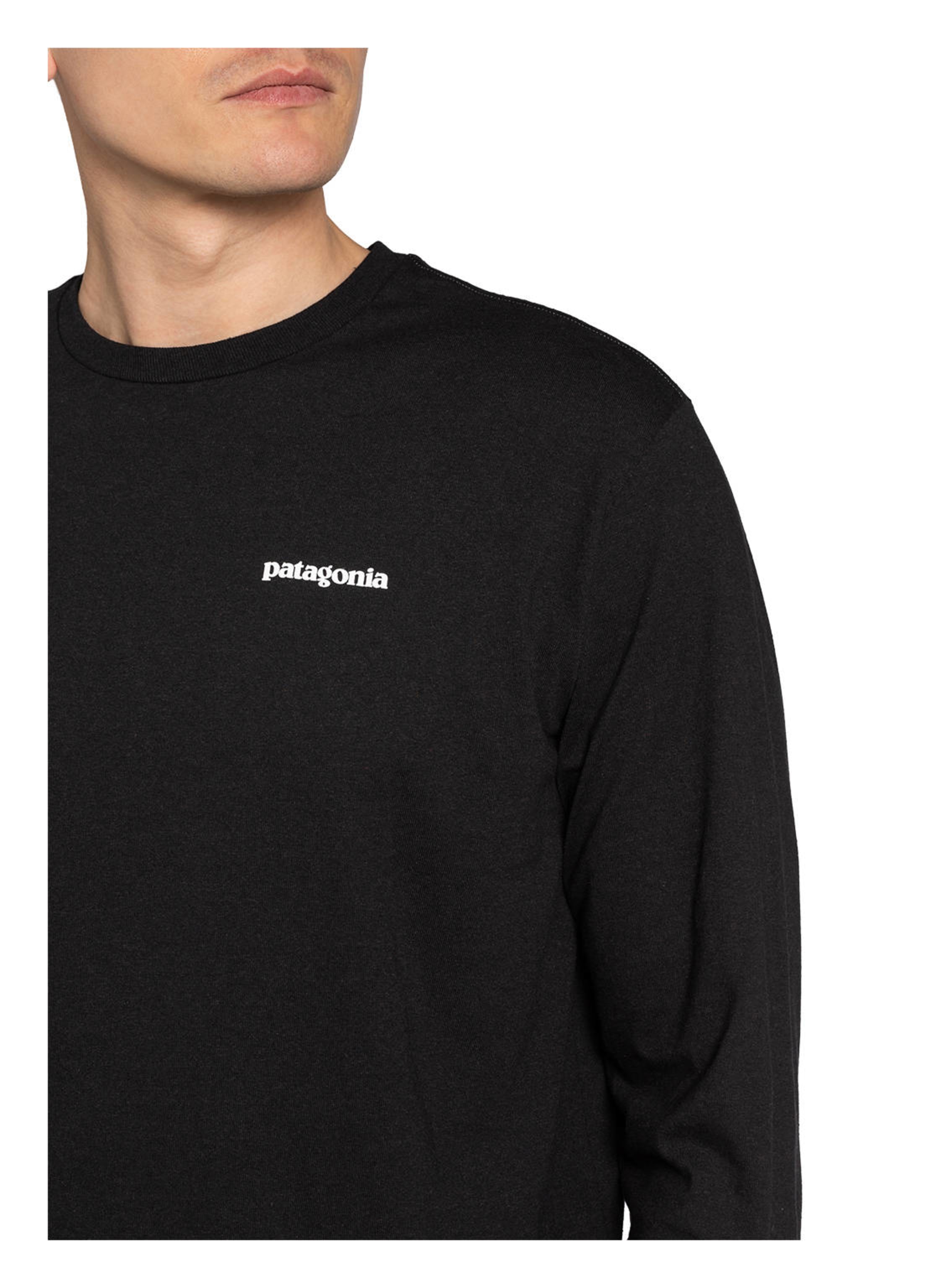 Thumbnail - Patagonia Longsleeve P-6 schwarz