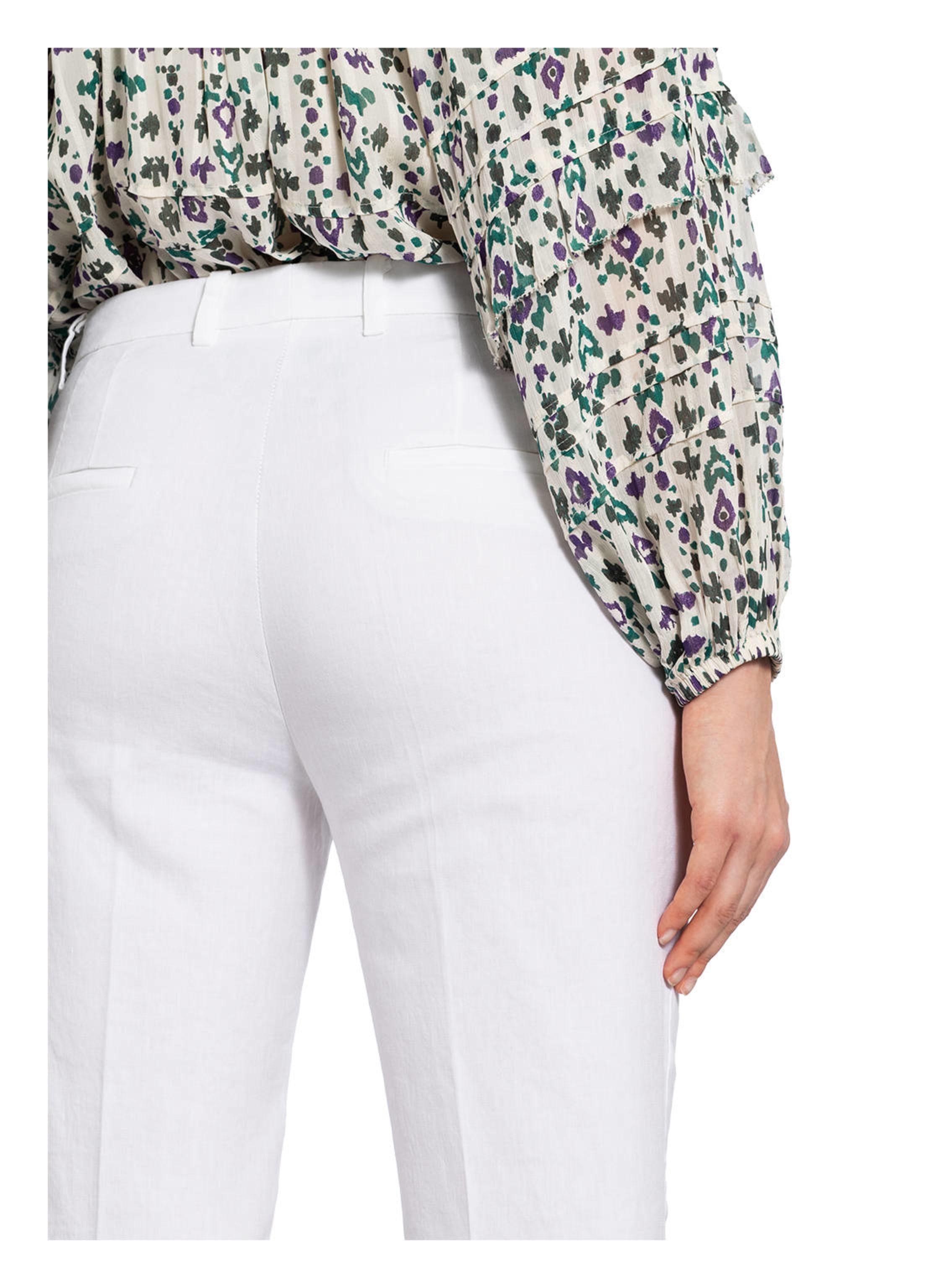 Thumbnail - Cambio 7/8-Hose Krystal Mit Leinen weiss