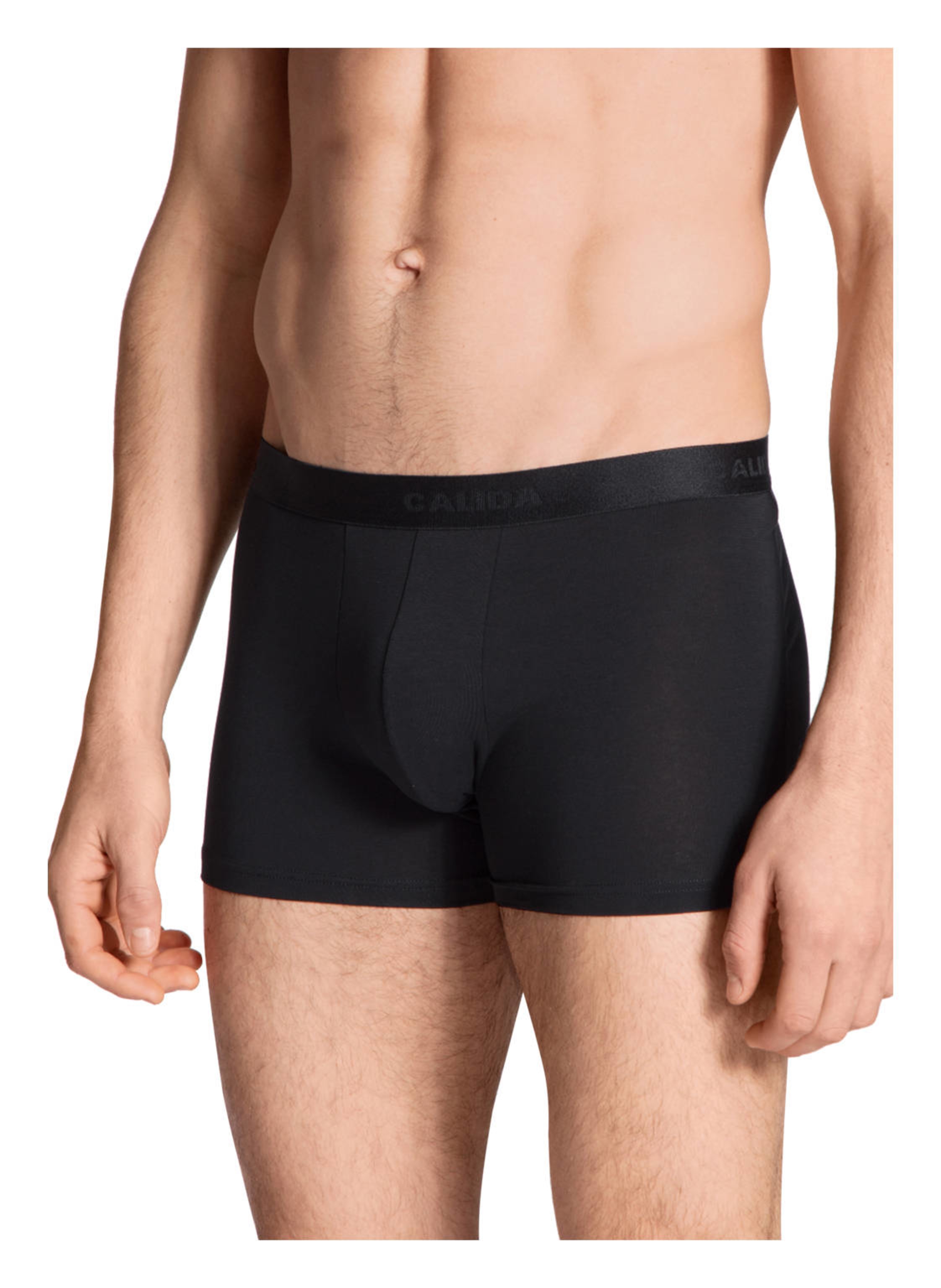 Thumbnail - Calida 3er-Pack Boxershorts Natural Benefit schwarz