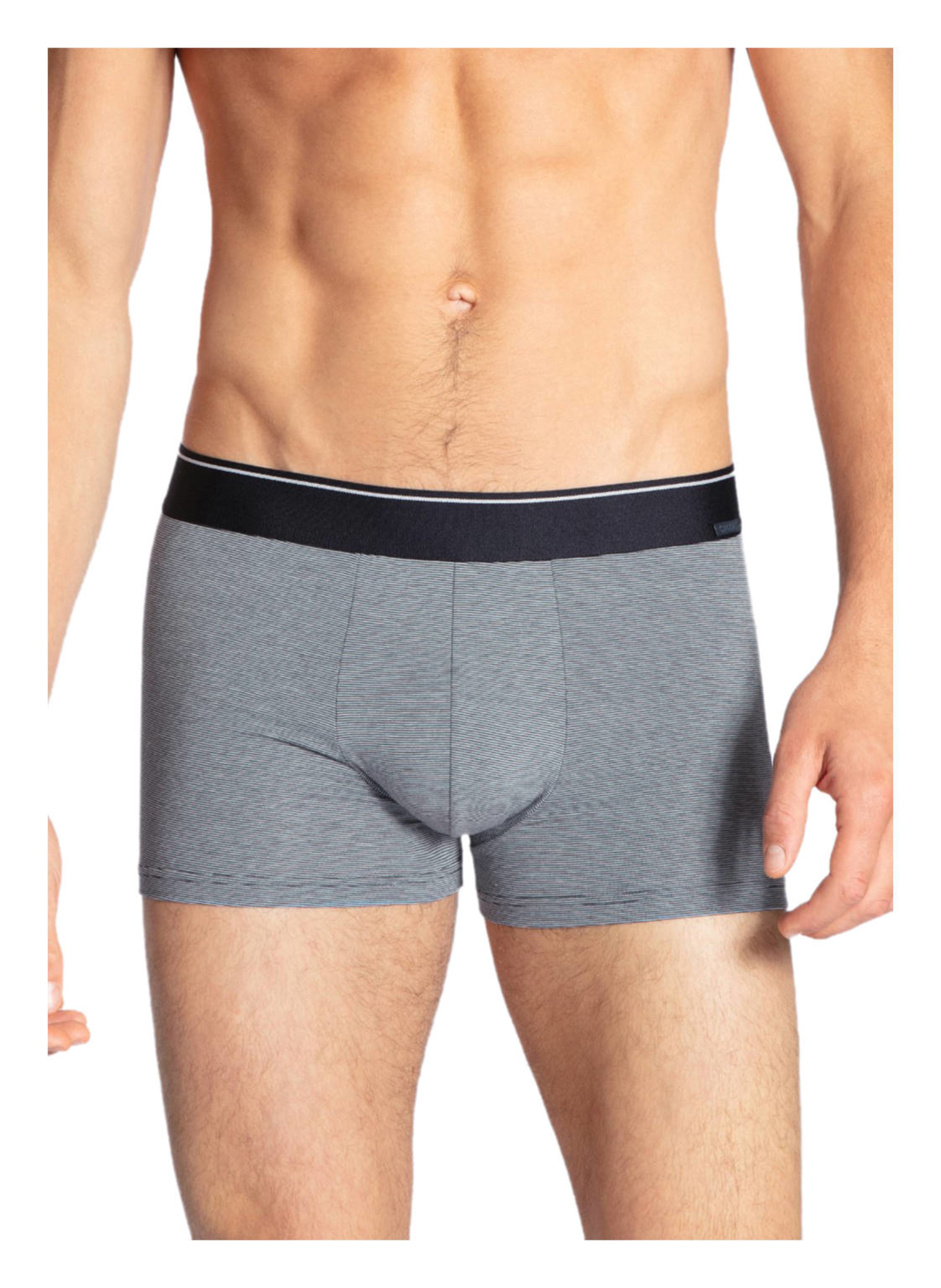 Thumbnail - Calida Boxershorts Cotton Stretch grau