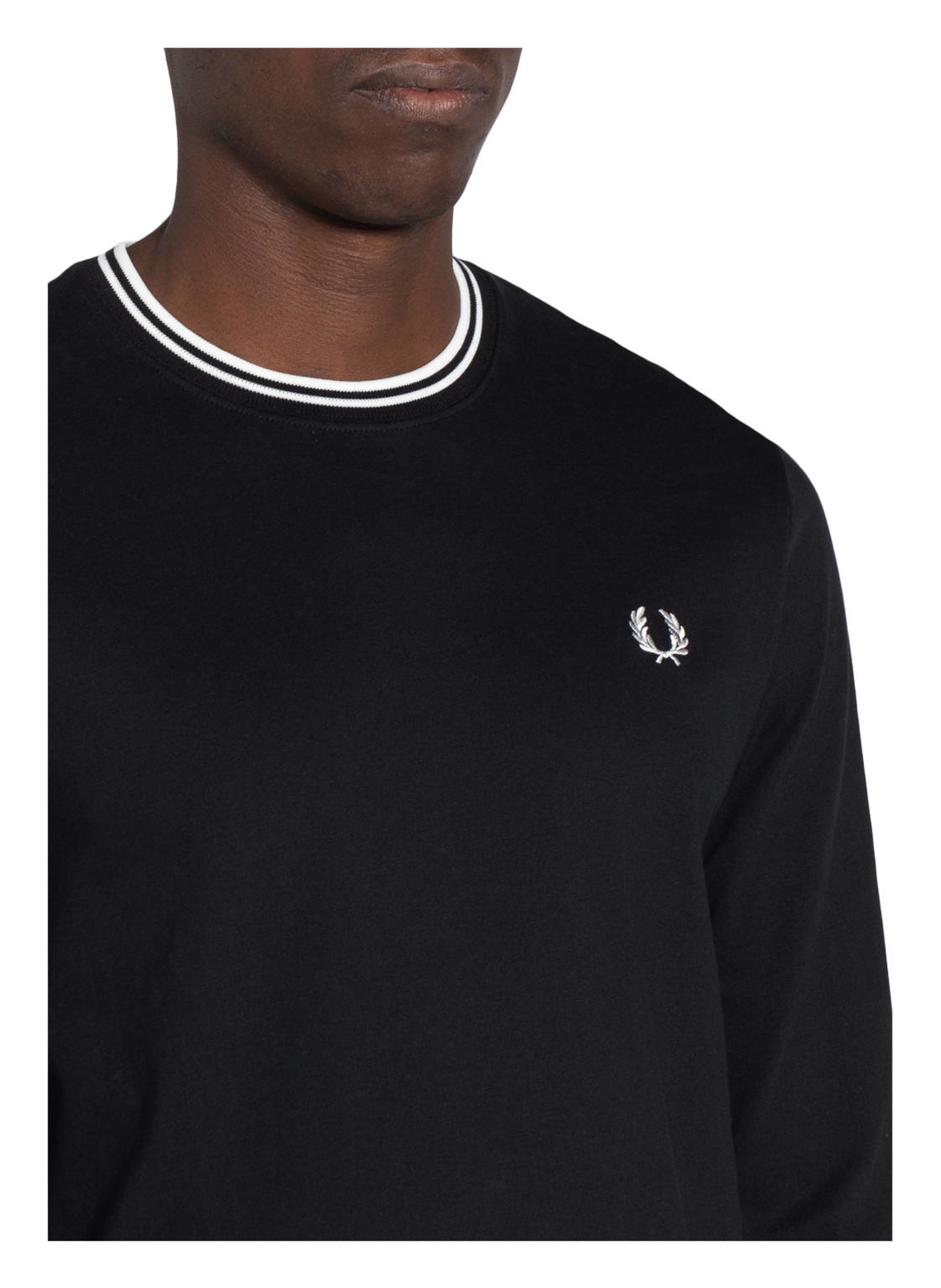 Thumbnail - Fred Perry Longsleeve schwarz