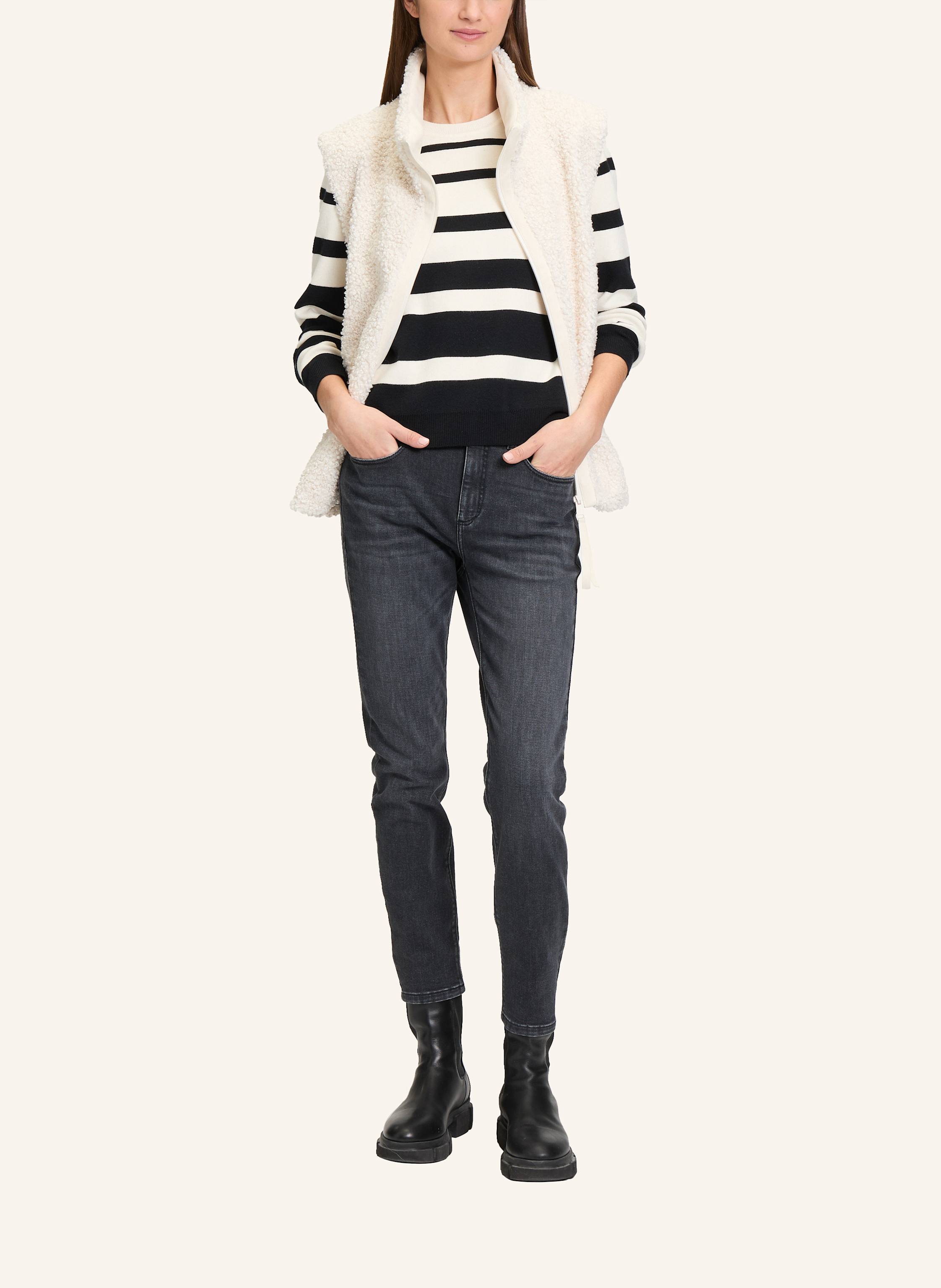 Thumbnail - Betty&Co Basic-Jeans Mit Waschung grau