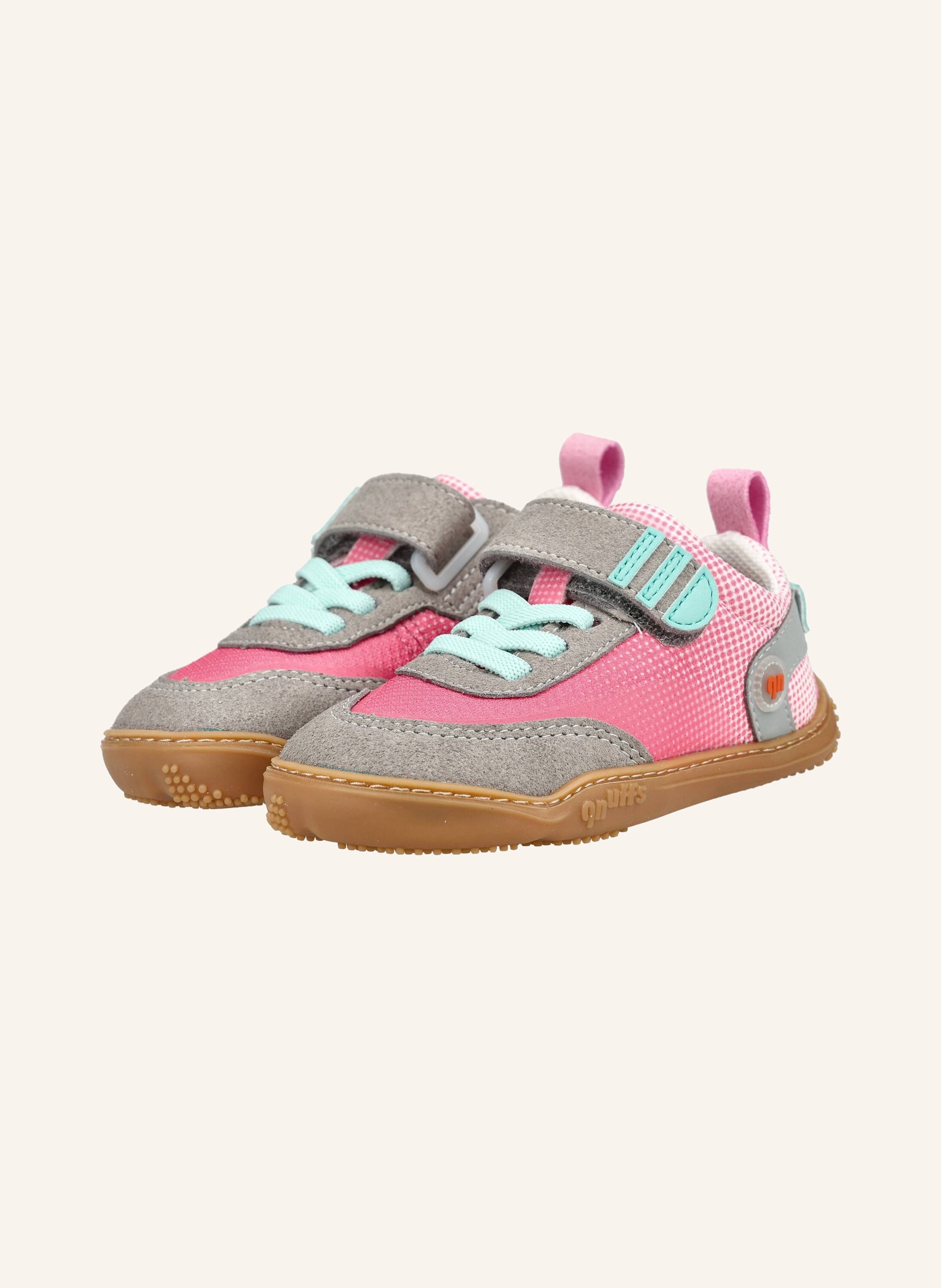 Qnuffs Barfußschuhe Sneaker Fichte rosa