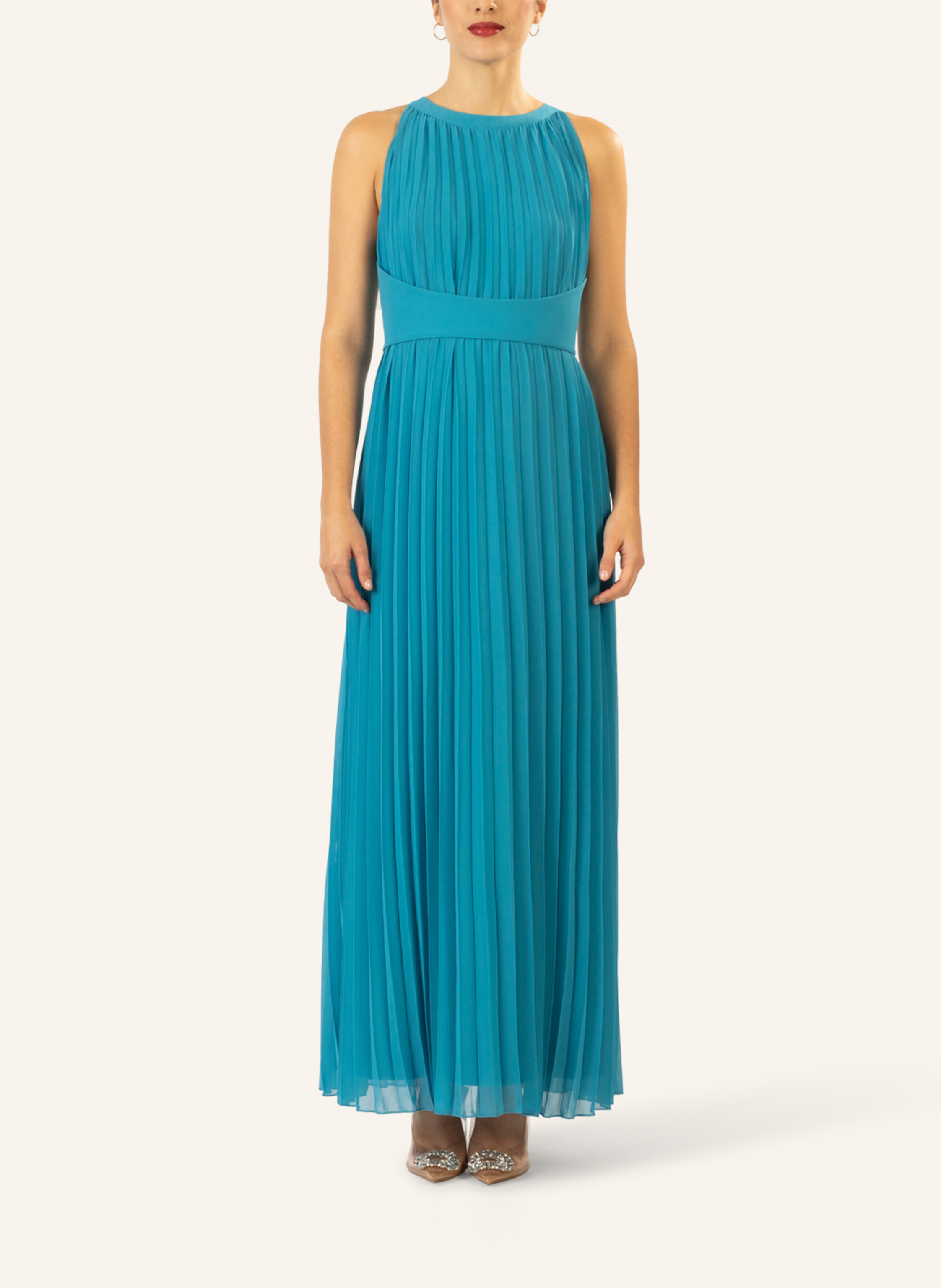 Thumbnail - Apart Plisseekleid blau