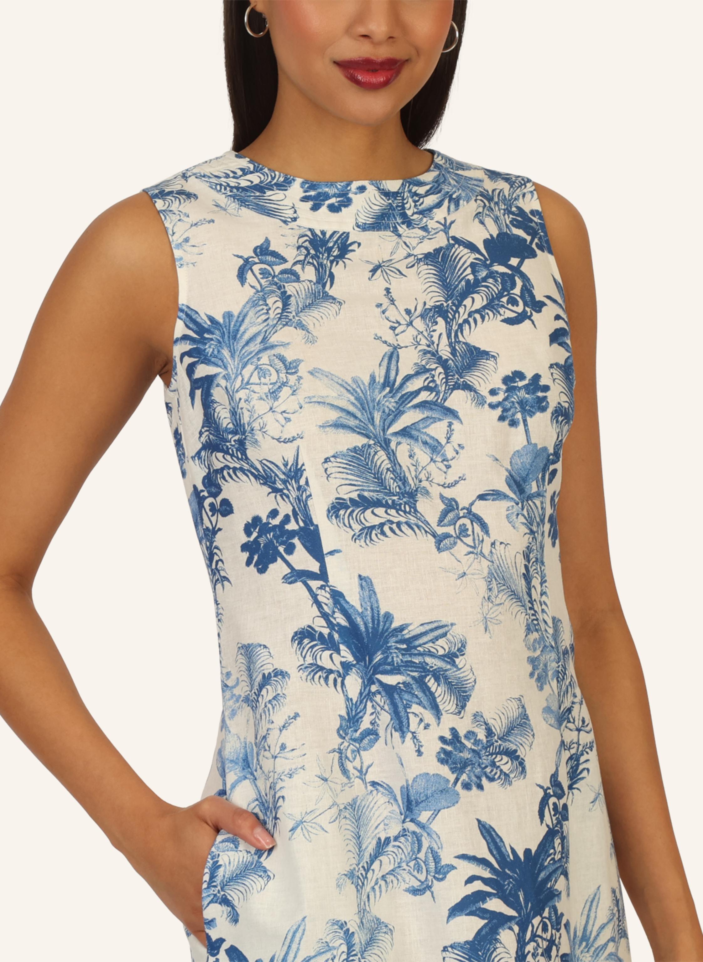 Thumbnail - Mint & Mia Langes Leinen Kleid Bedruckt lila