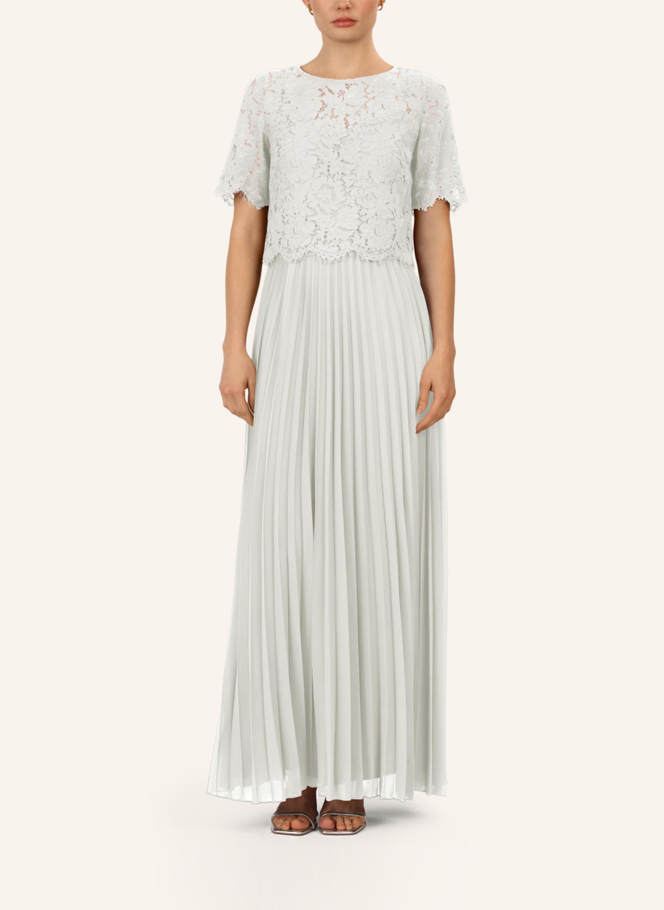 Thumbnail - Apart Abendkleid Mit Spitzenjacke weiss