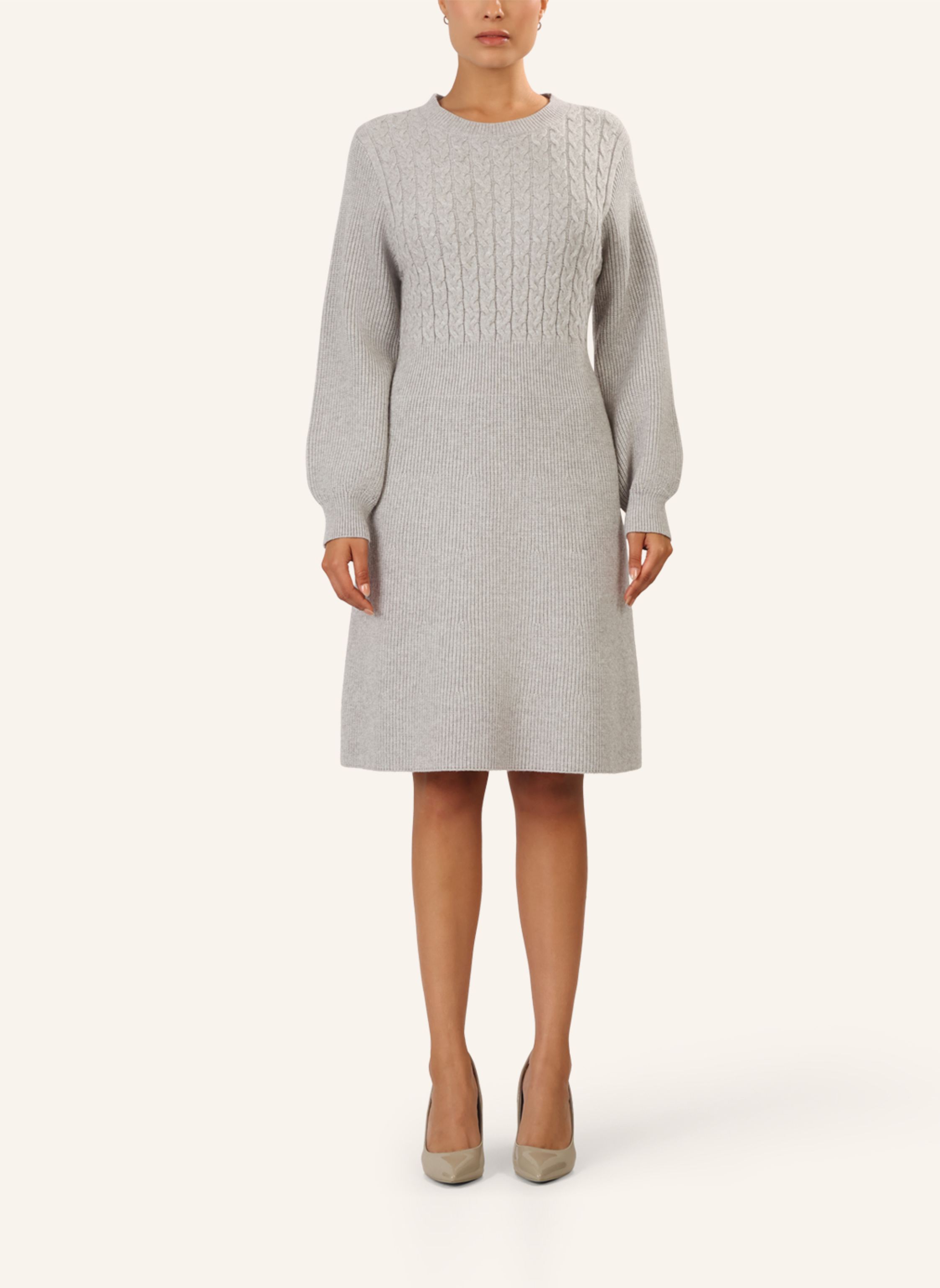 Thumbnail - Apart Strickkleid grau