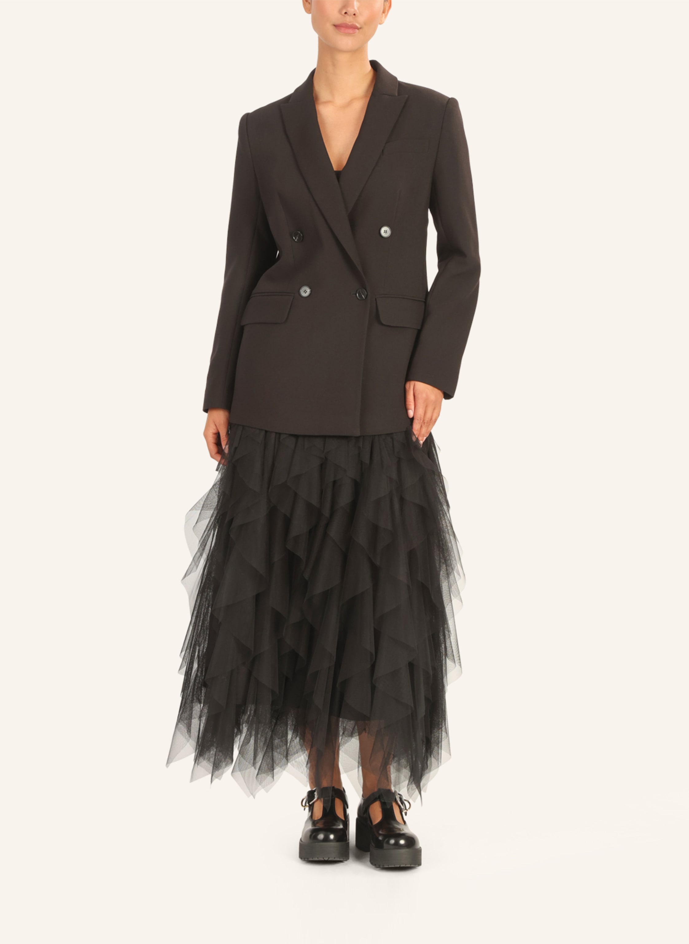 Thumbnail - Apart Oversized Blazer schwarz