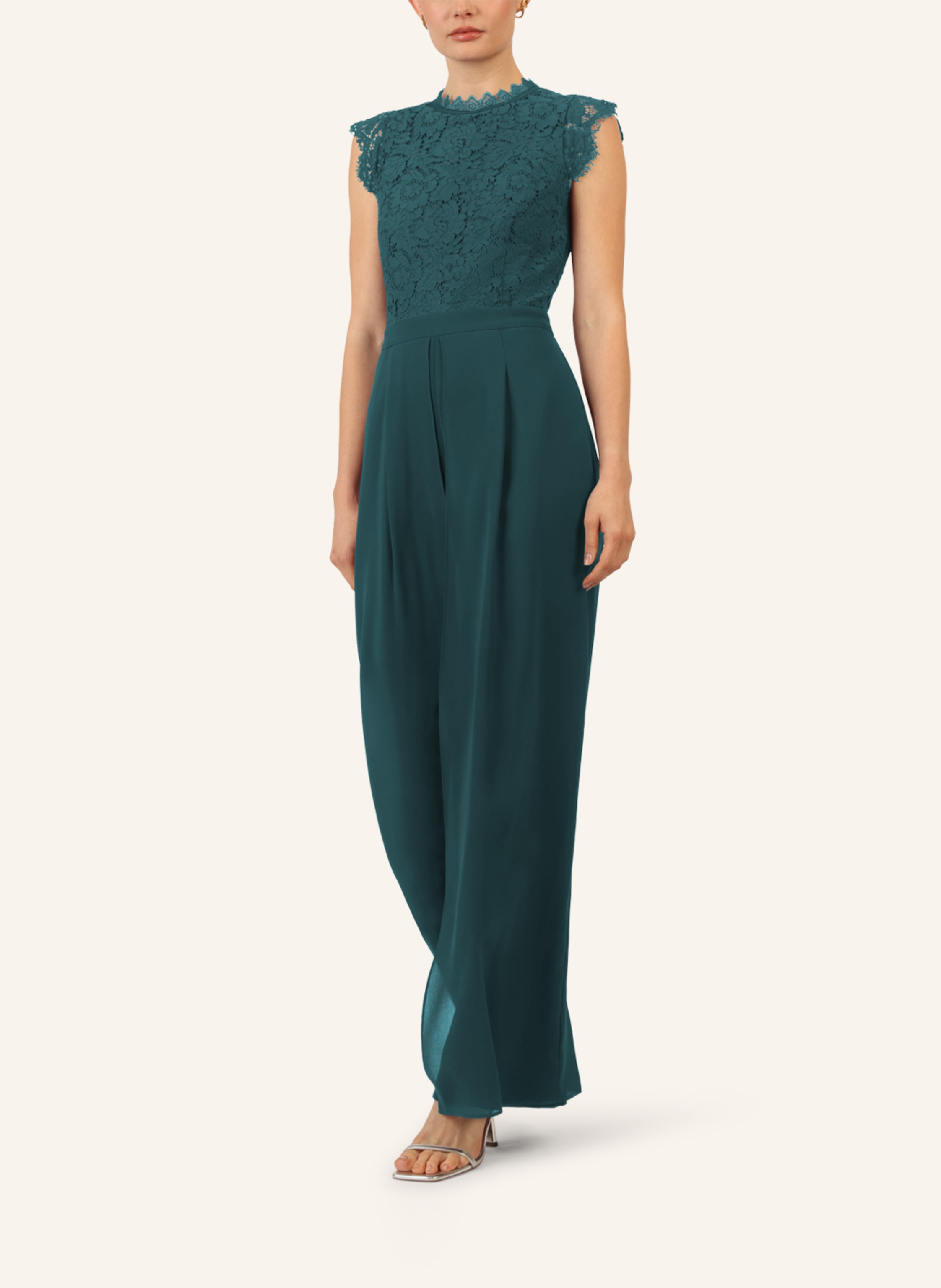 Thumbnail - Apart Jumpsuit Mit Spitze gruen