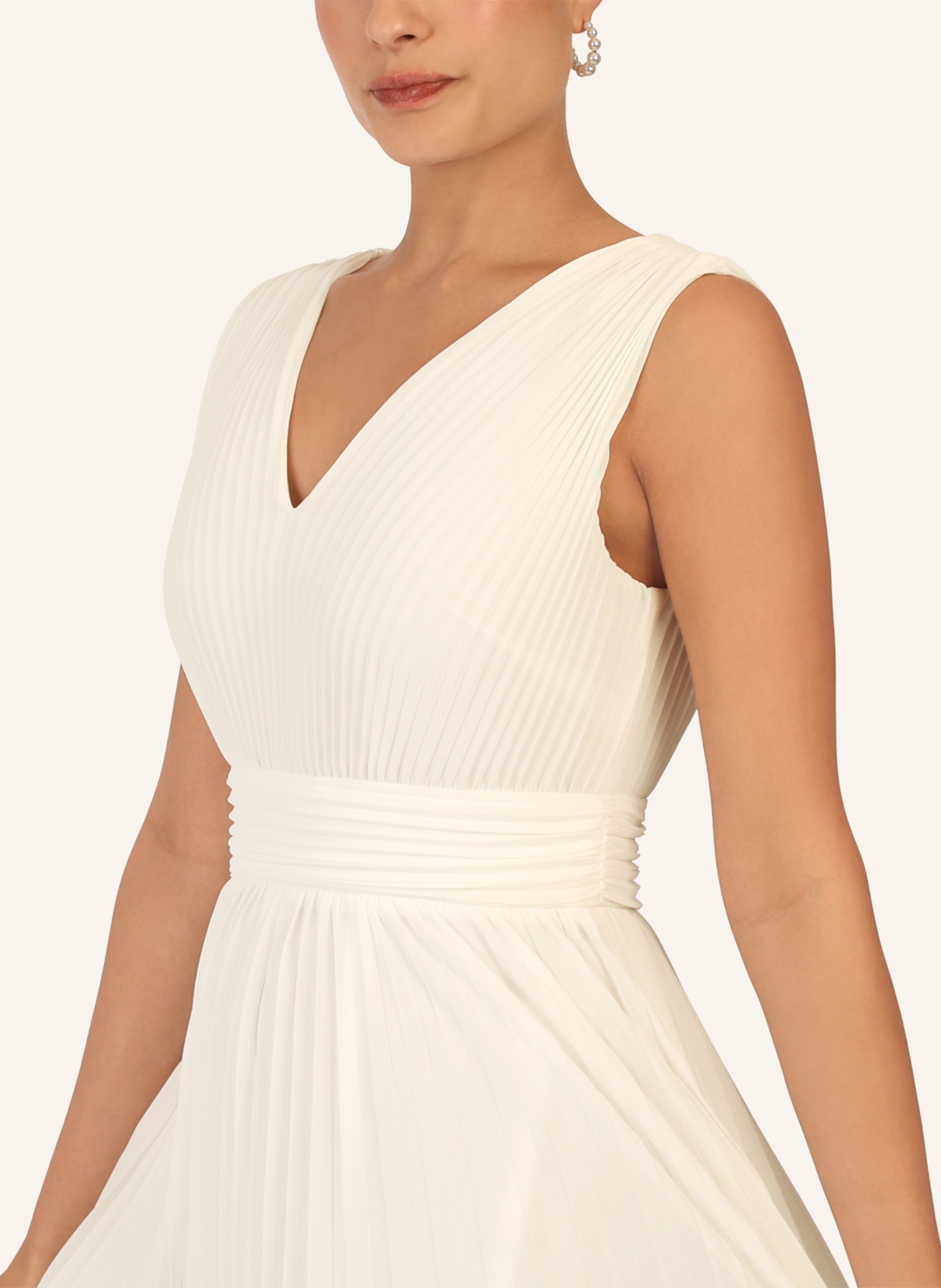Thumbnail - Apart Plisseekleid weiss