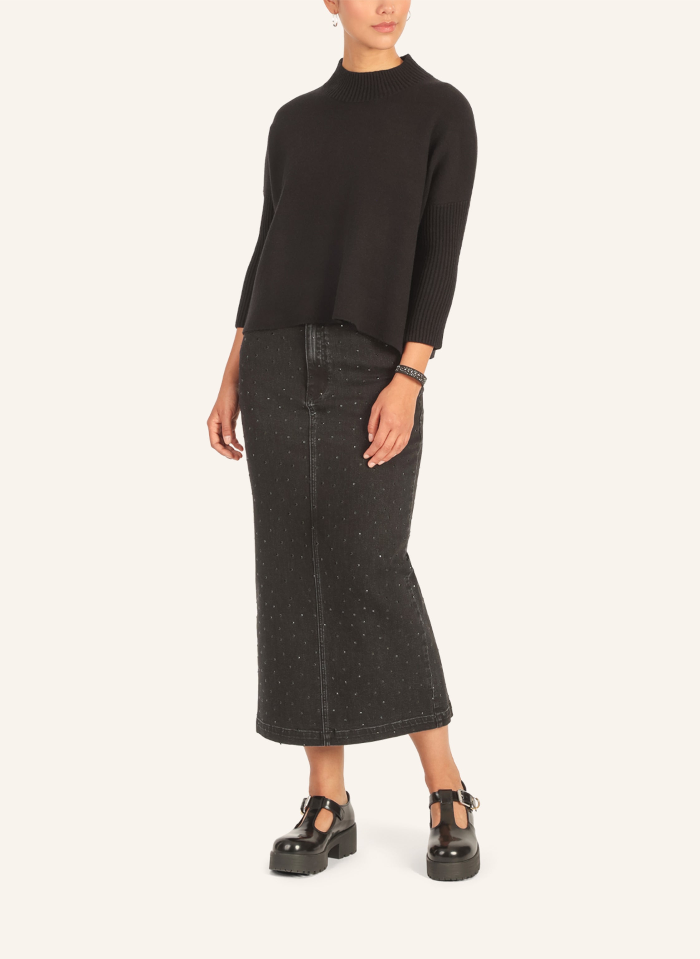 Thumbnail - Apart Oversized Pullover schwarz