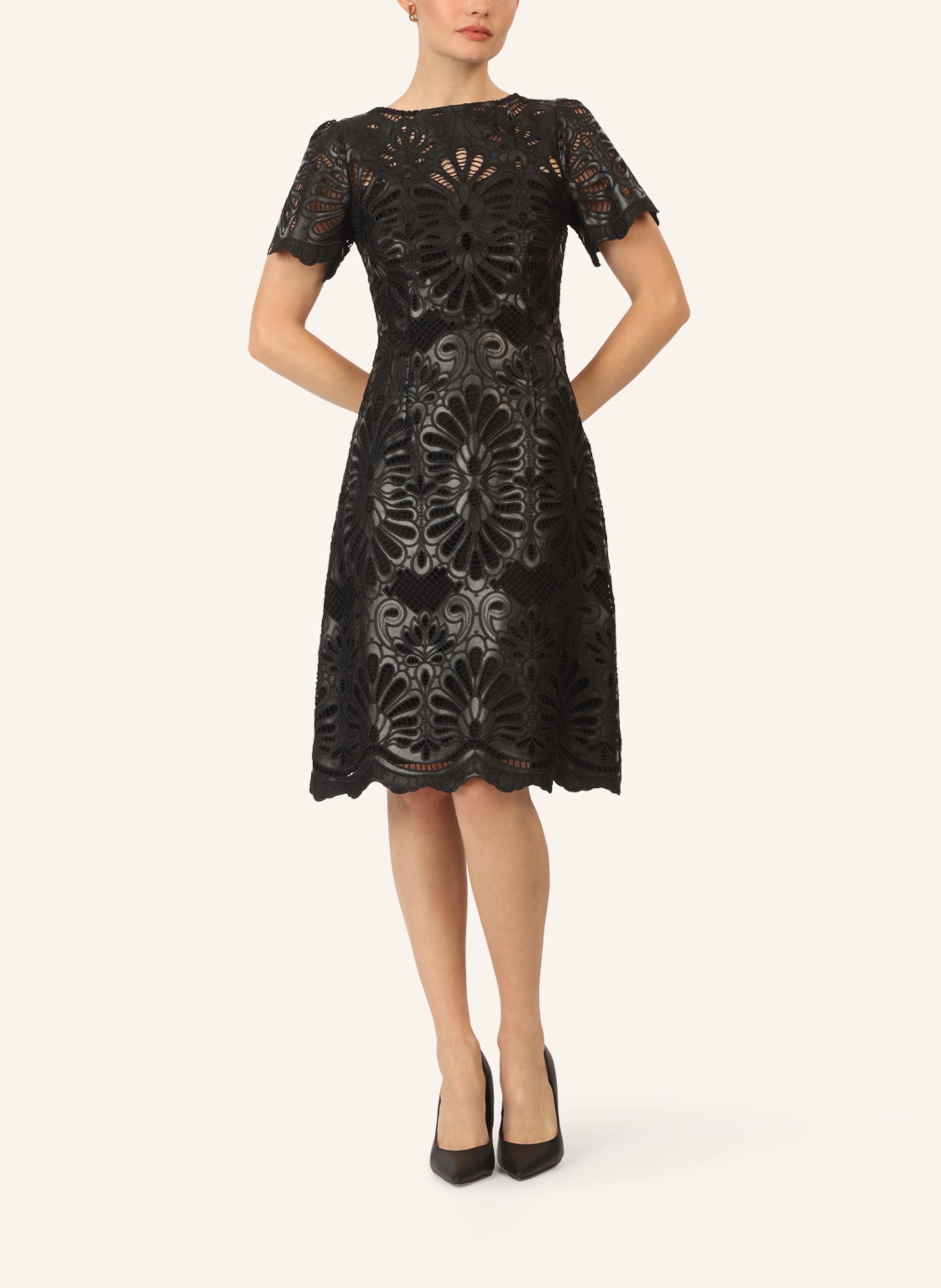 Thumbnail - Apart Kunstlederkleid schwarz