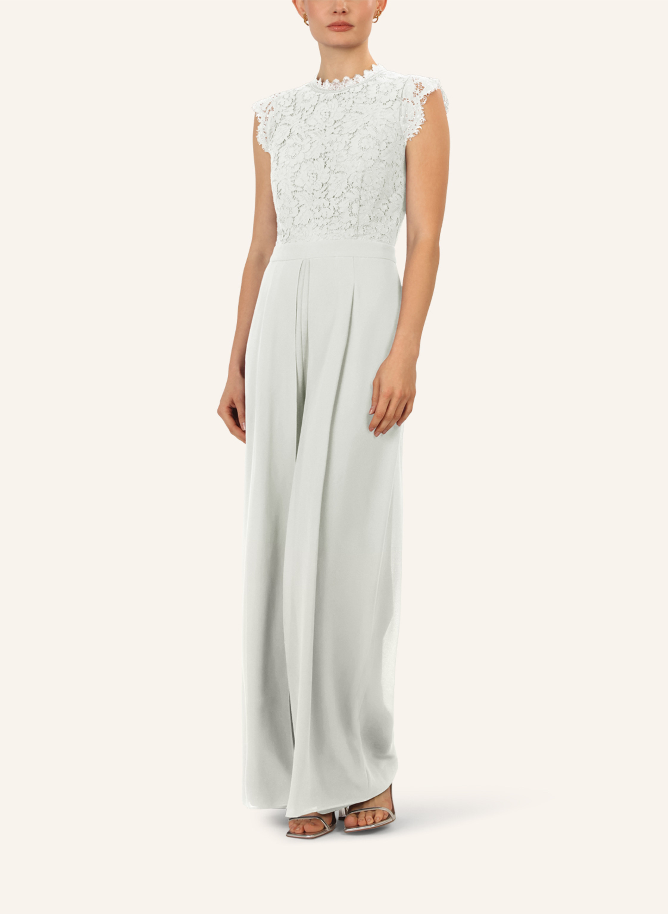 Thumbnail - Apart Jumpsuit Mit Spitze weiss