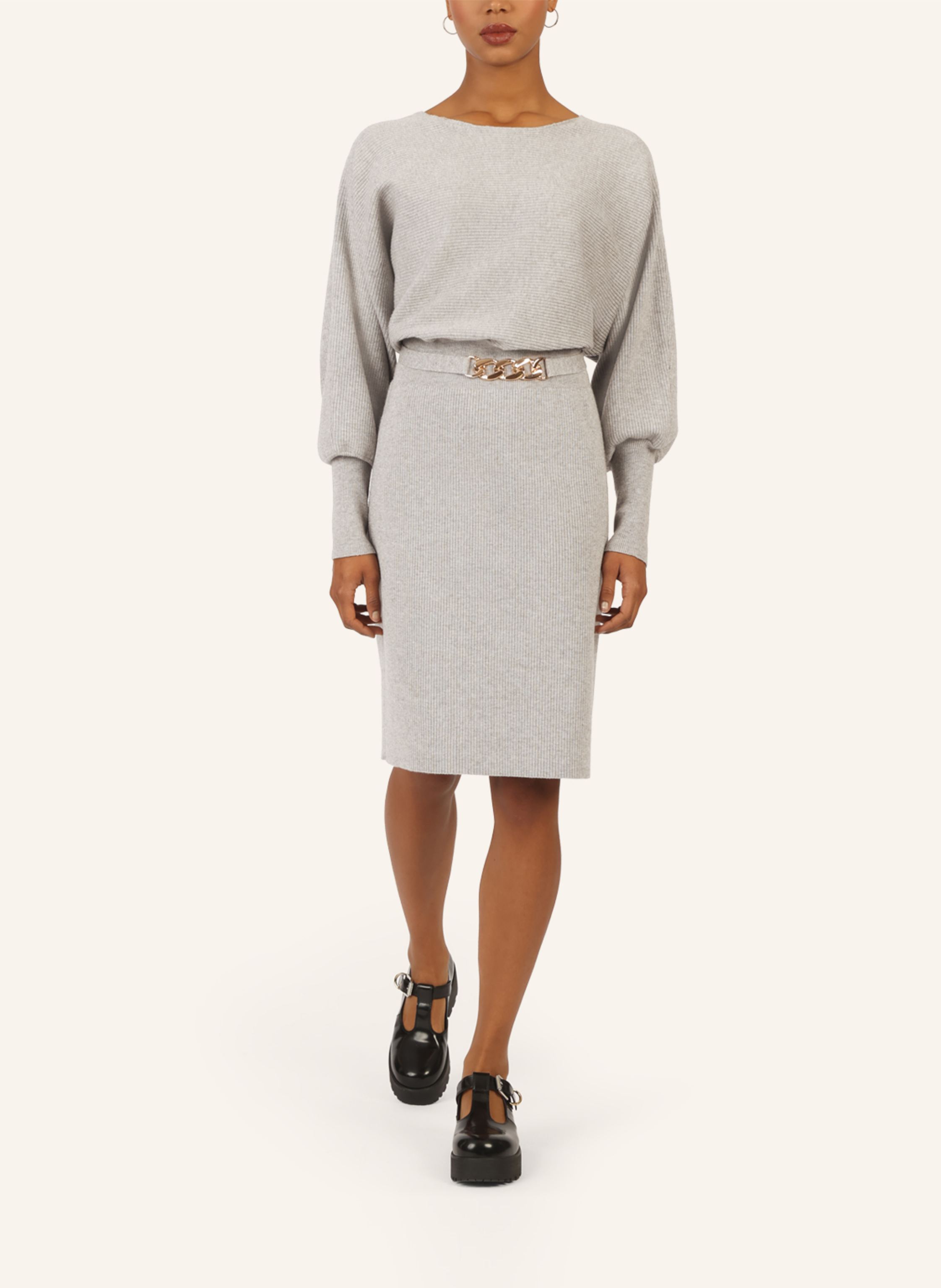 Thumbnail - Apart Strickkleid grau