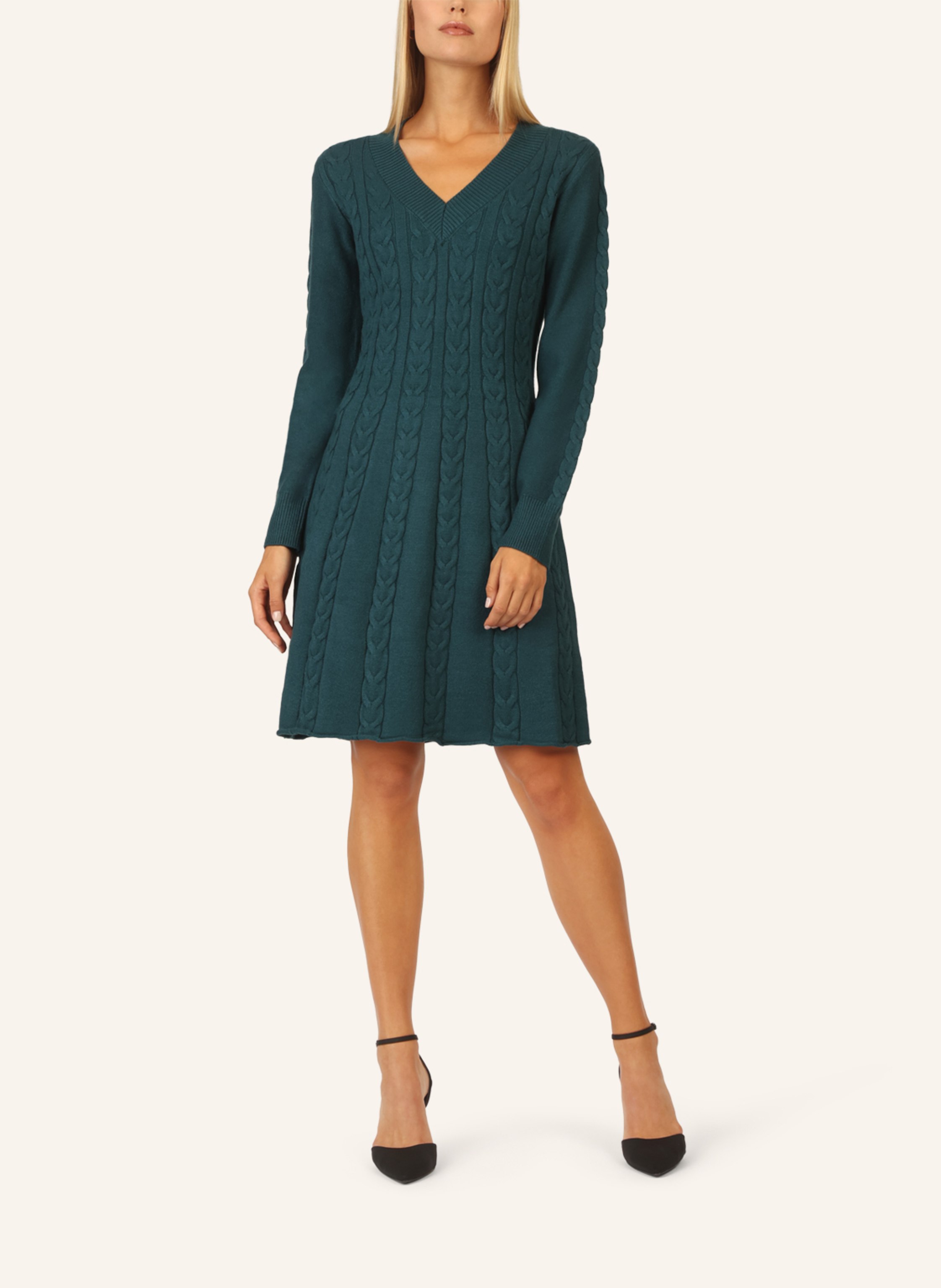 Thumbnail - Apart Strickkleid gruen