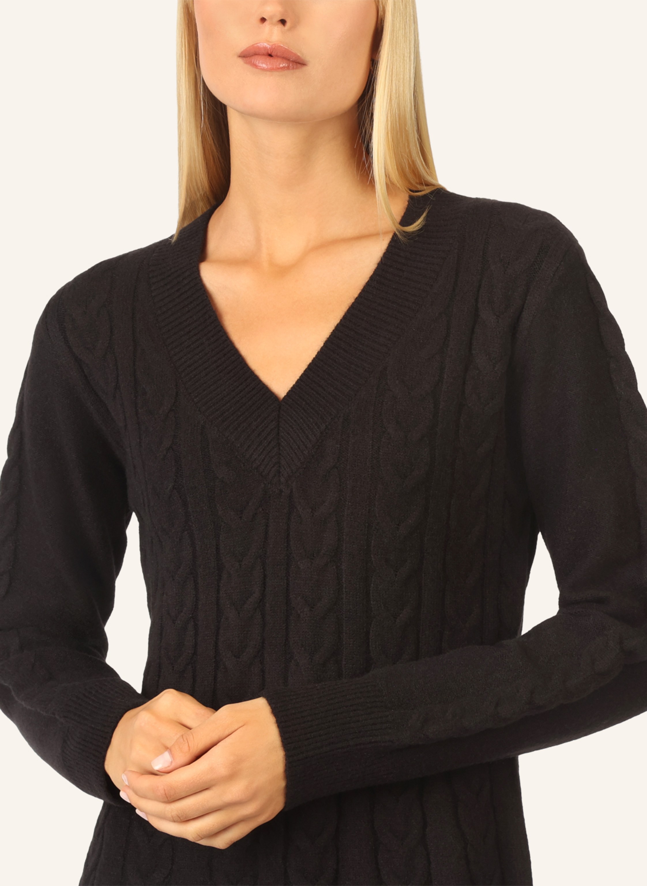 Thumbnail - Apart Strickkleid schwarz