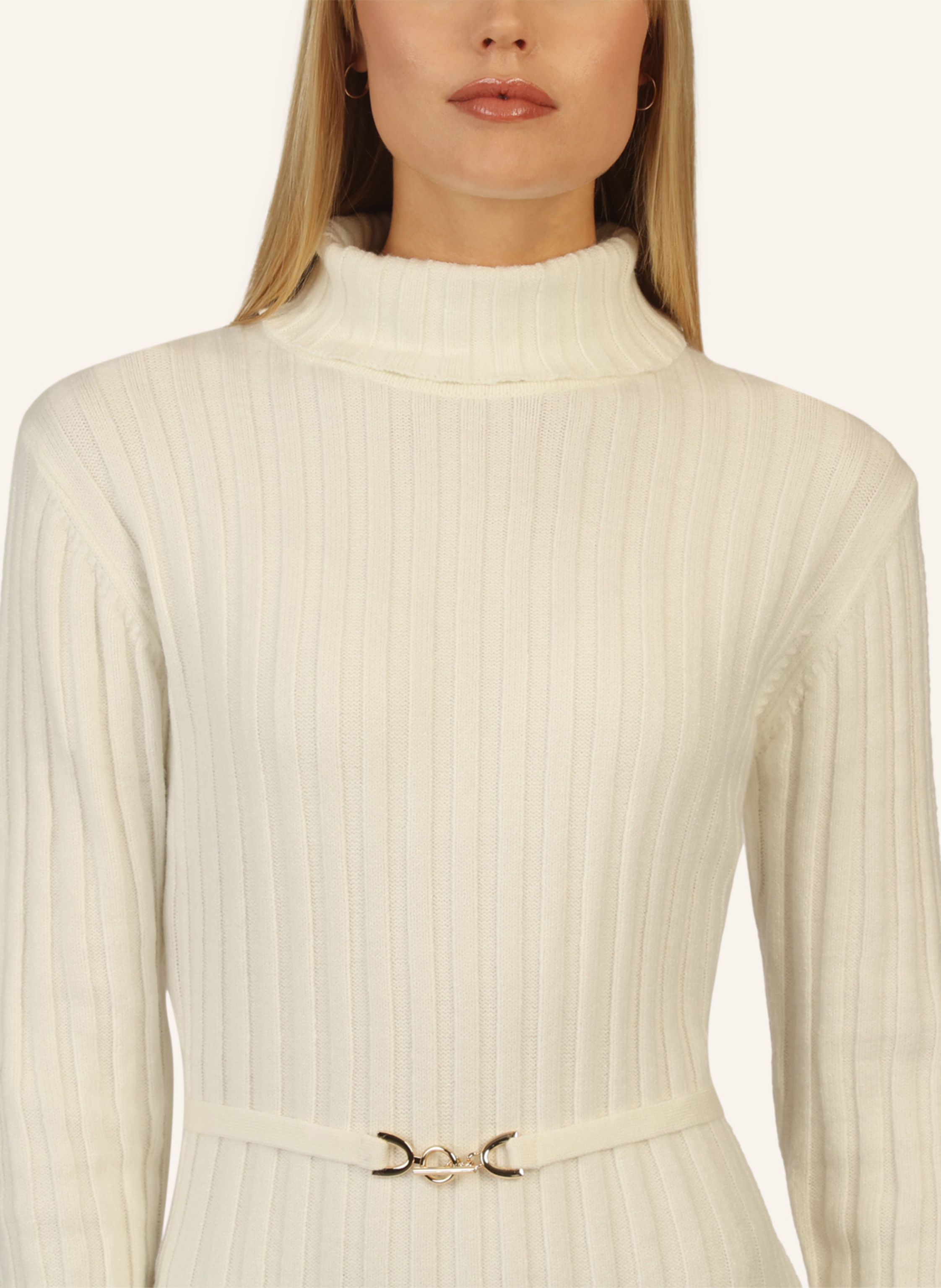 Thumbnail - Apart Midistrickkleid weiss