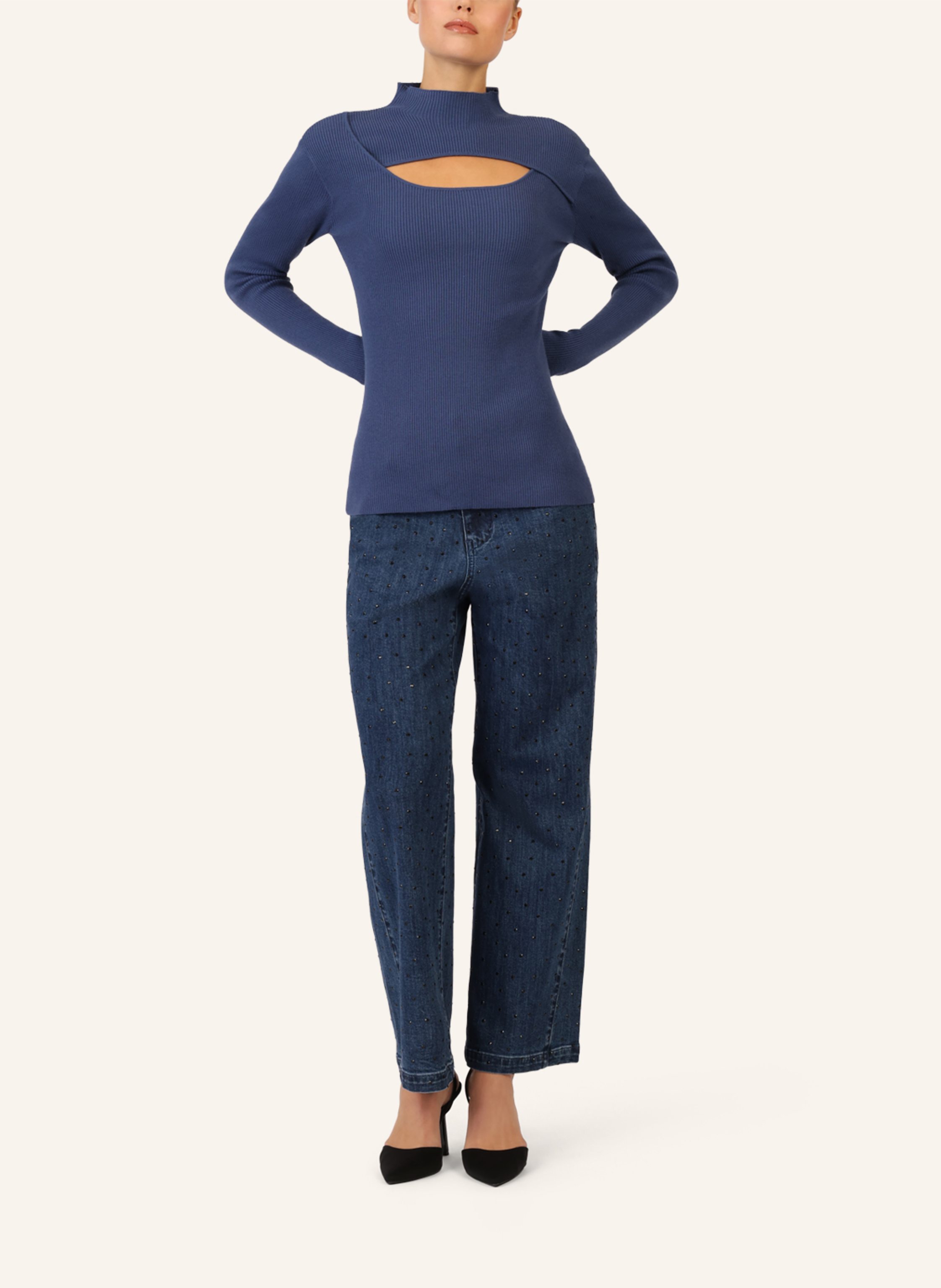 Thumbnail - Apart Pullover blau