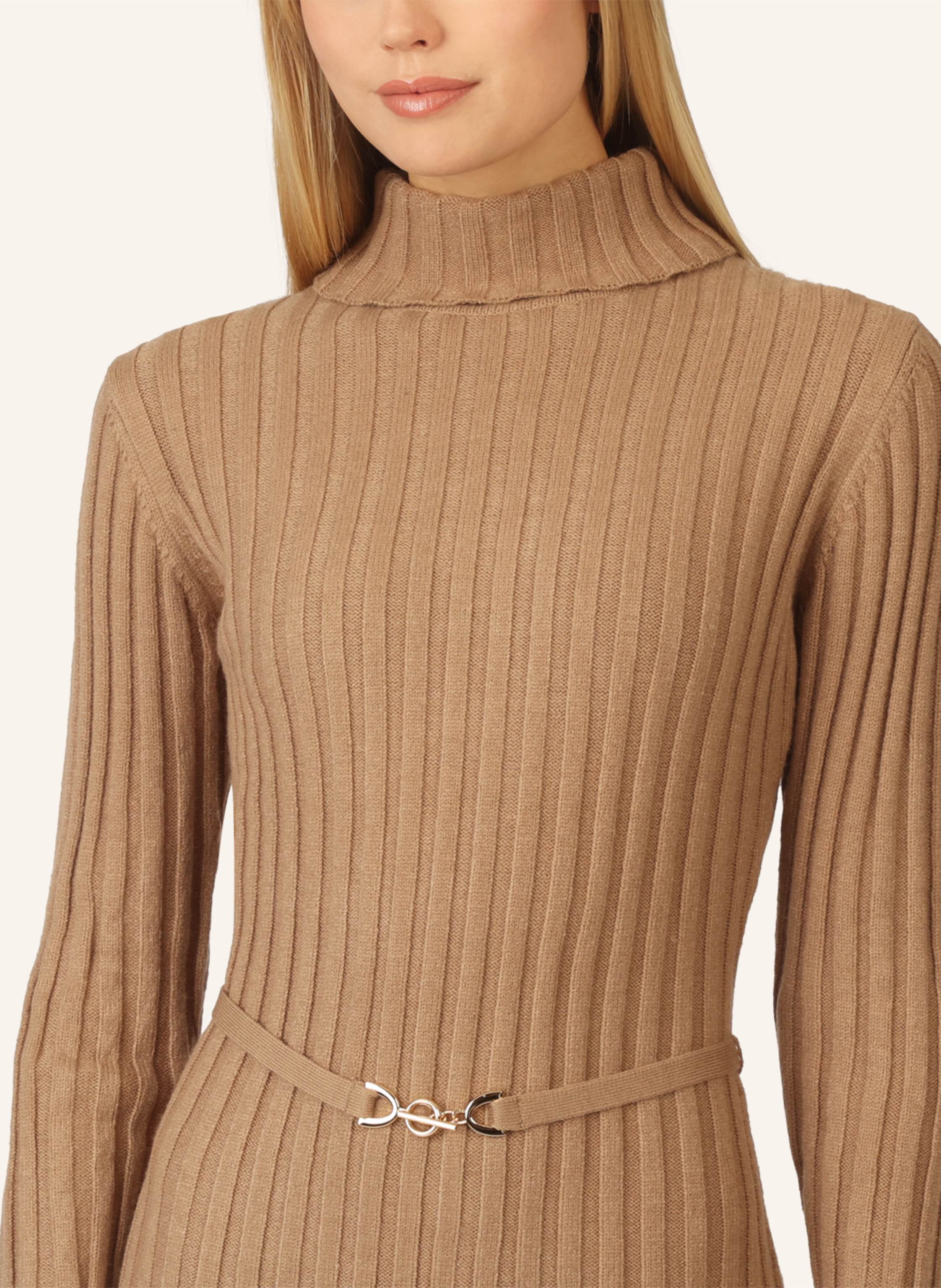 Thumbnail - Apart Midistrickkleid braun