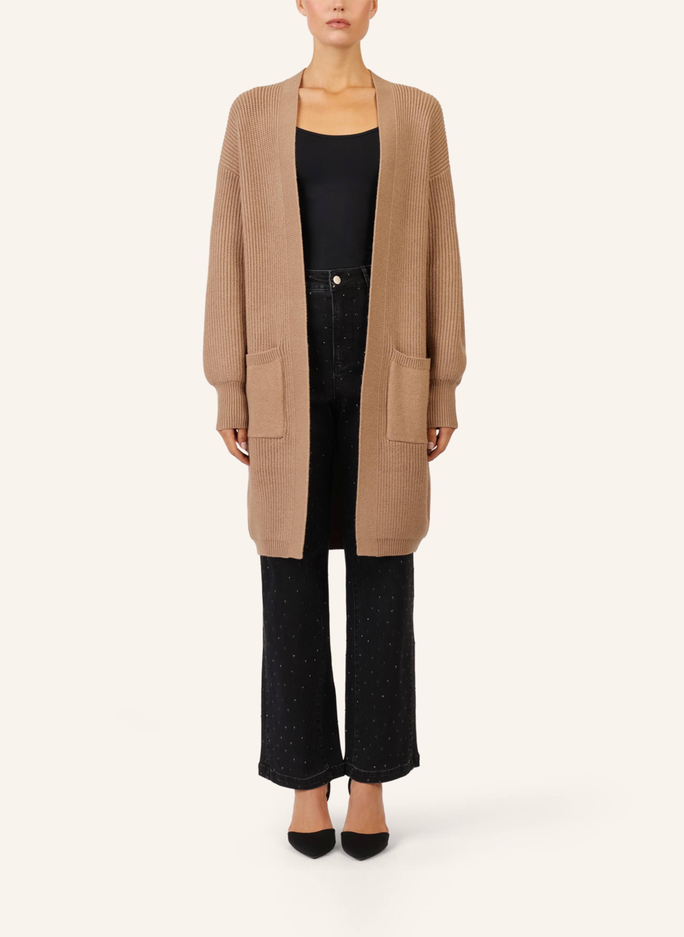 Thumbnail - Apart Lange Strickjacke braun