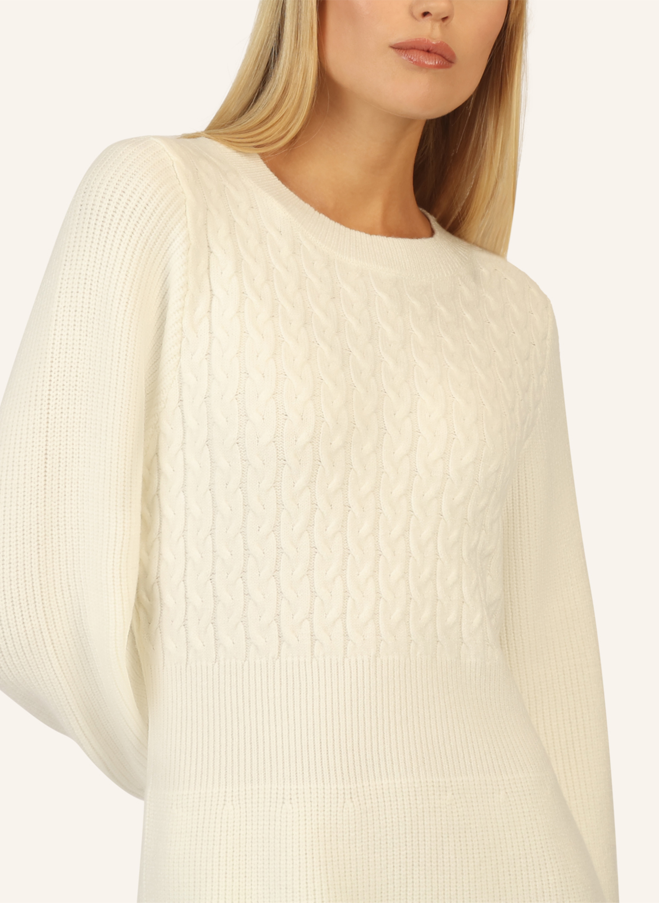 Thumbnail - Apart Strickkleid weiss