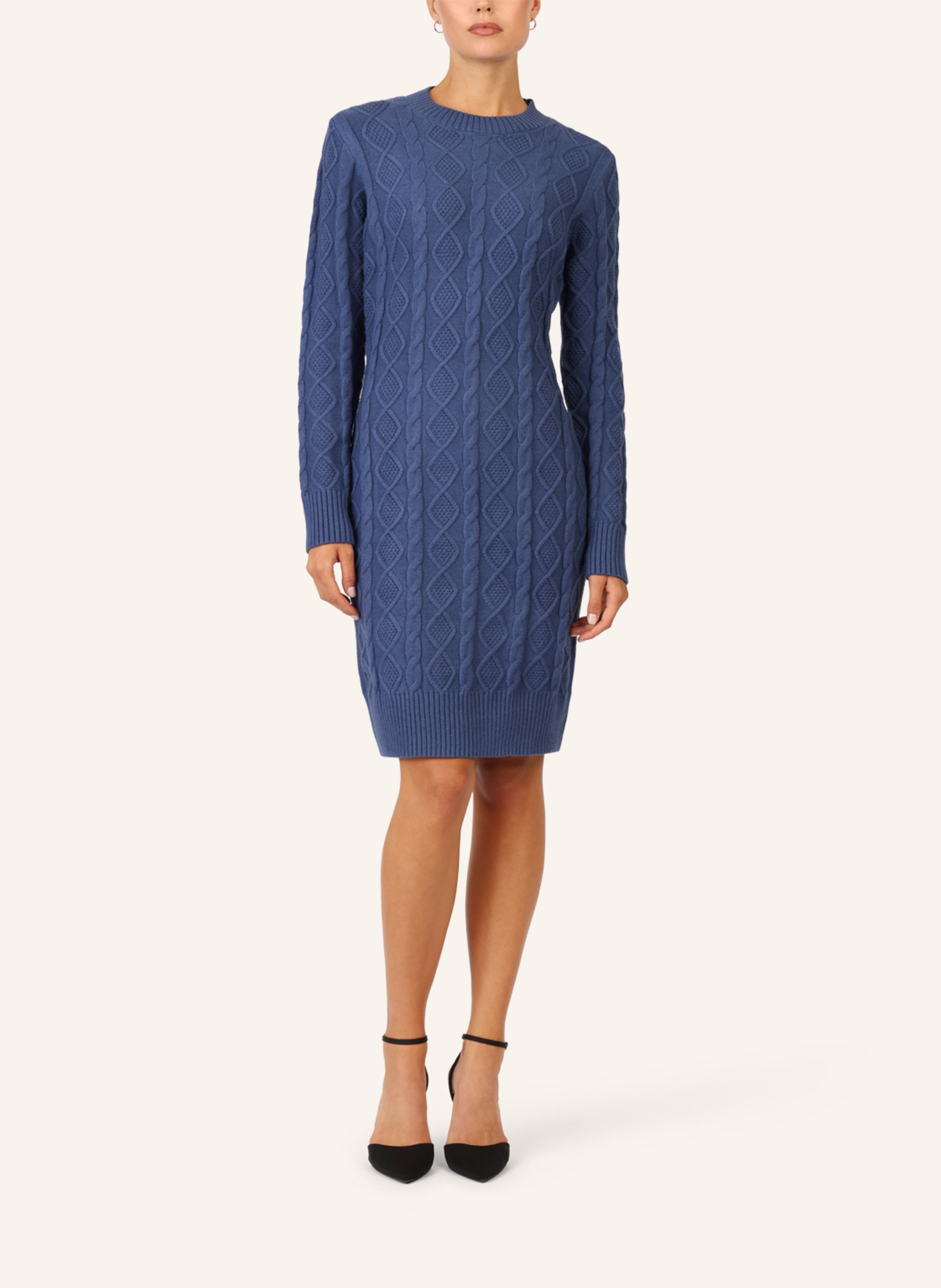 Thumbnail - Apart Strickkleid blau