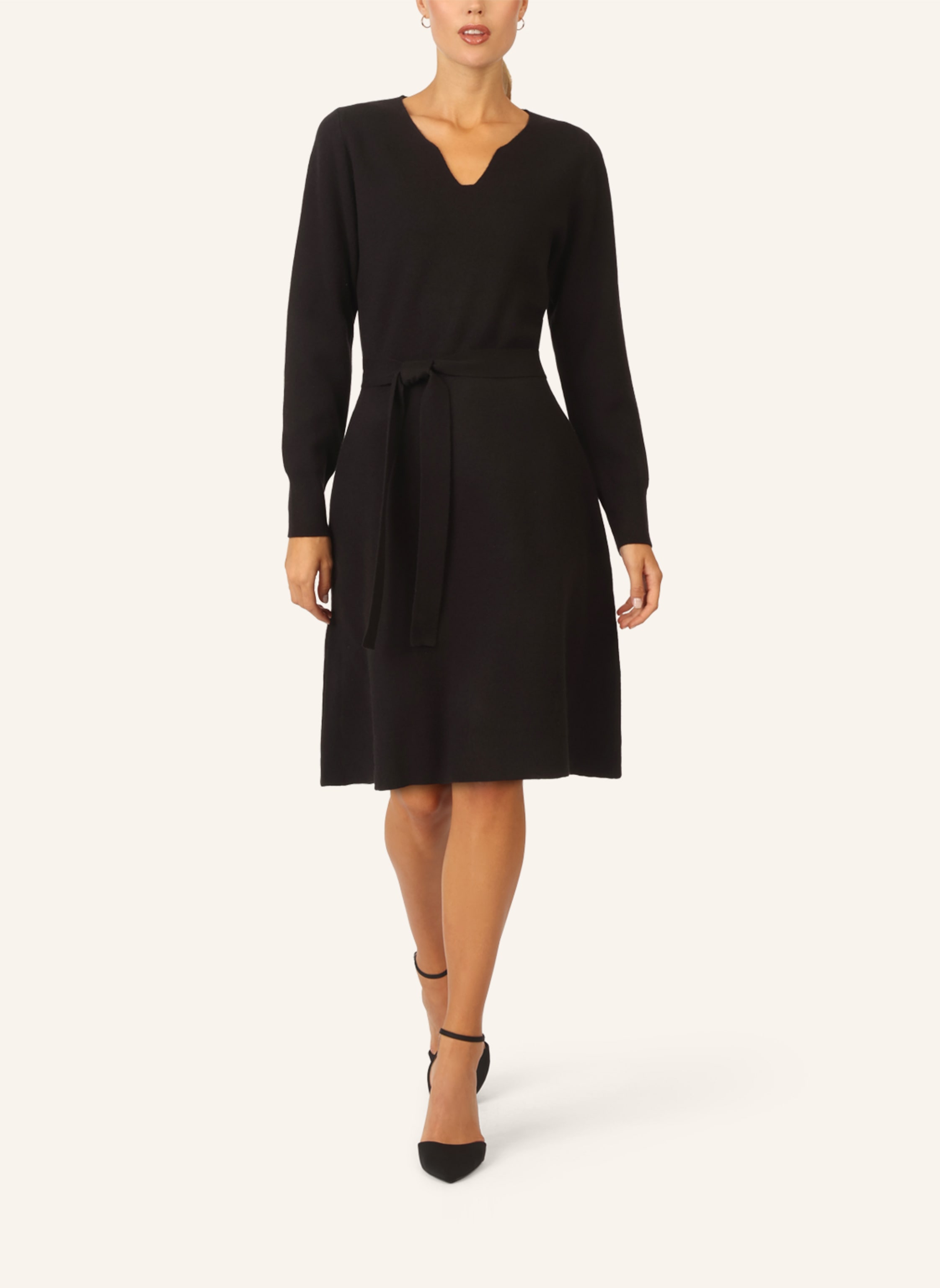 Thumbnail - Apart Strickkleid schwarz