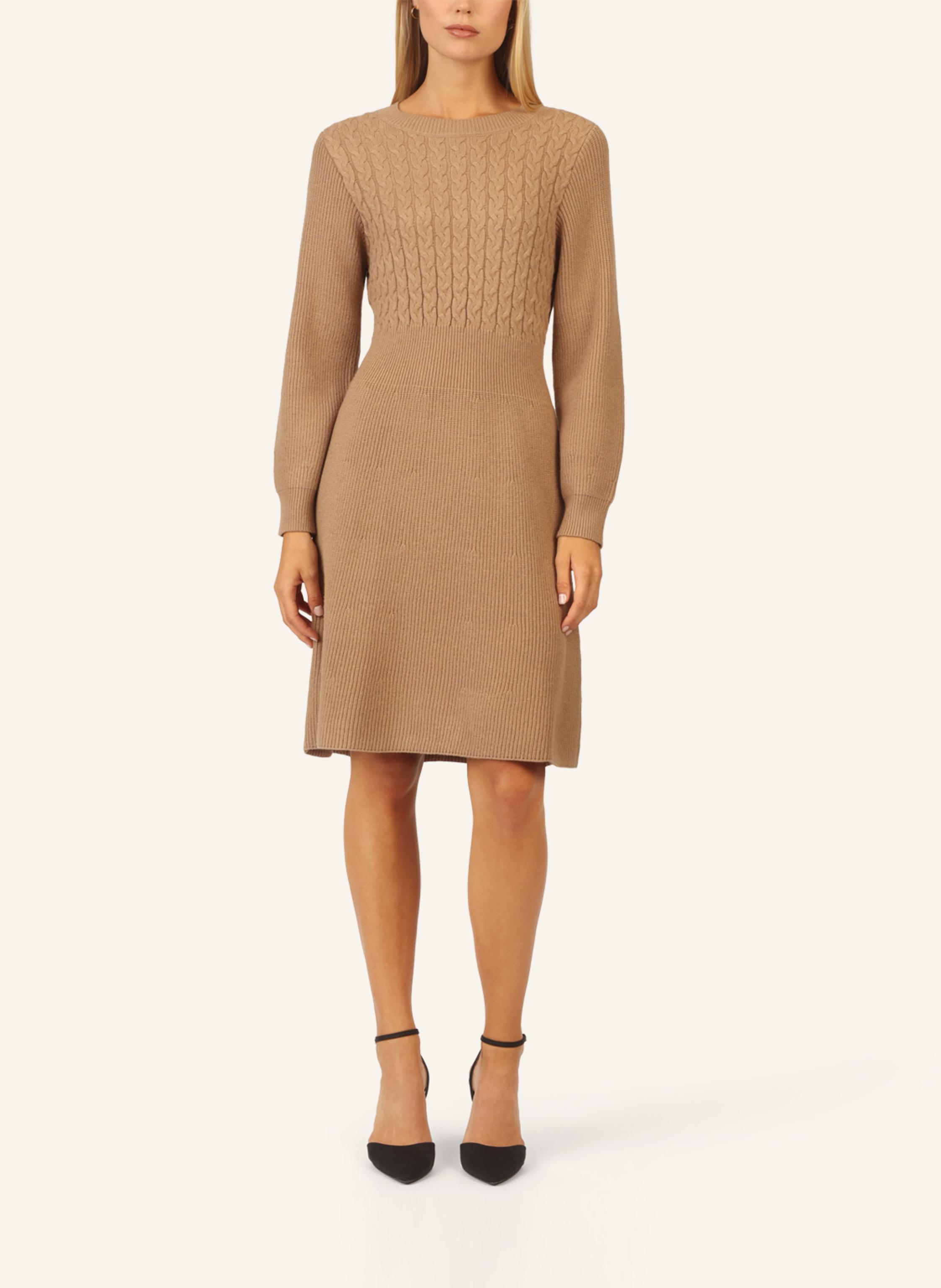 Thumbnail - Apart Strickkleid braun