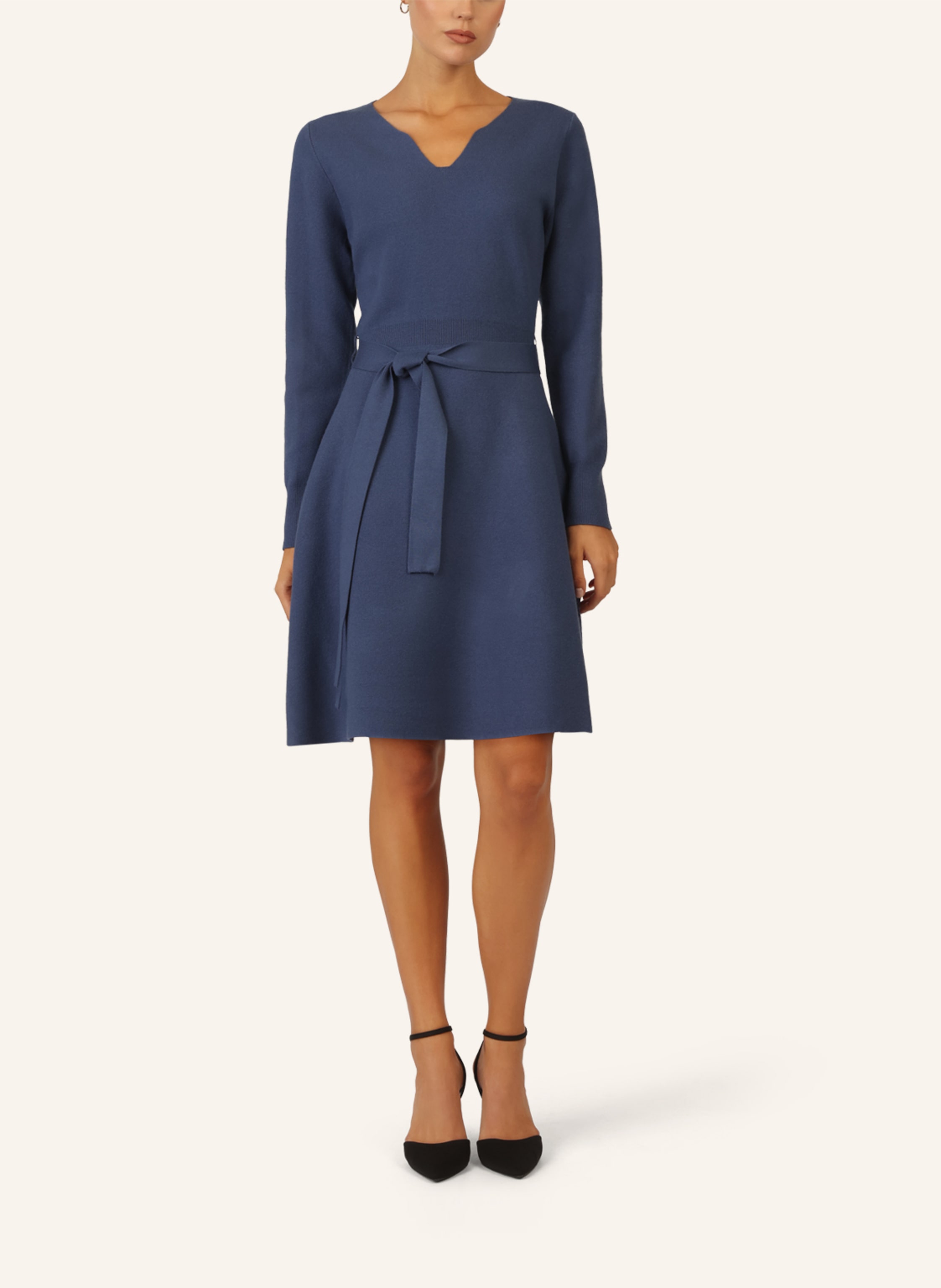 Thumbnail - Apart Strickkleid blau