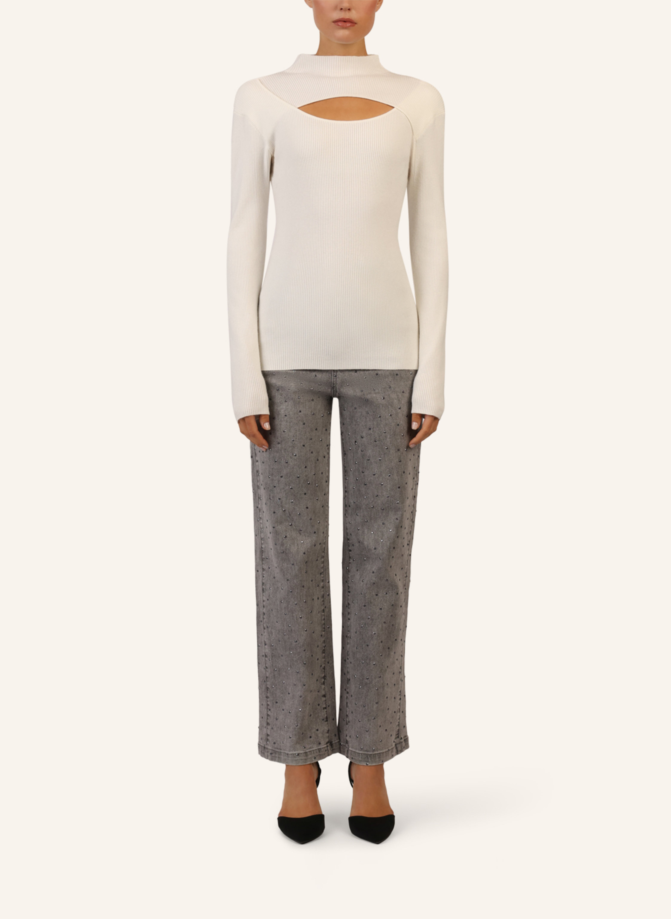 Thumbnail - Apart Pullover weiss