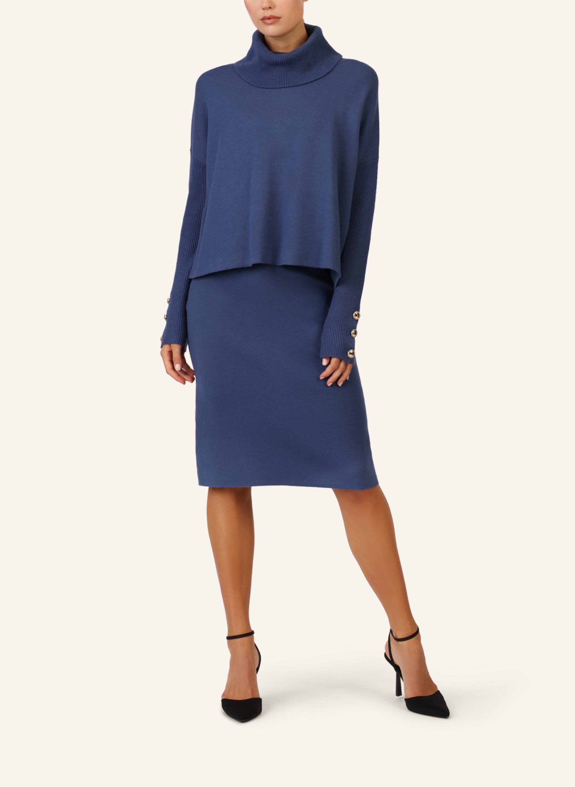 Thumbnail - Apart Oversized Pullover blau