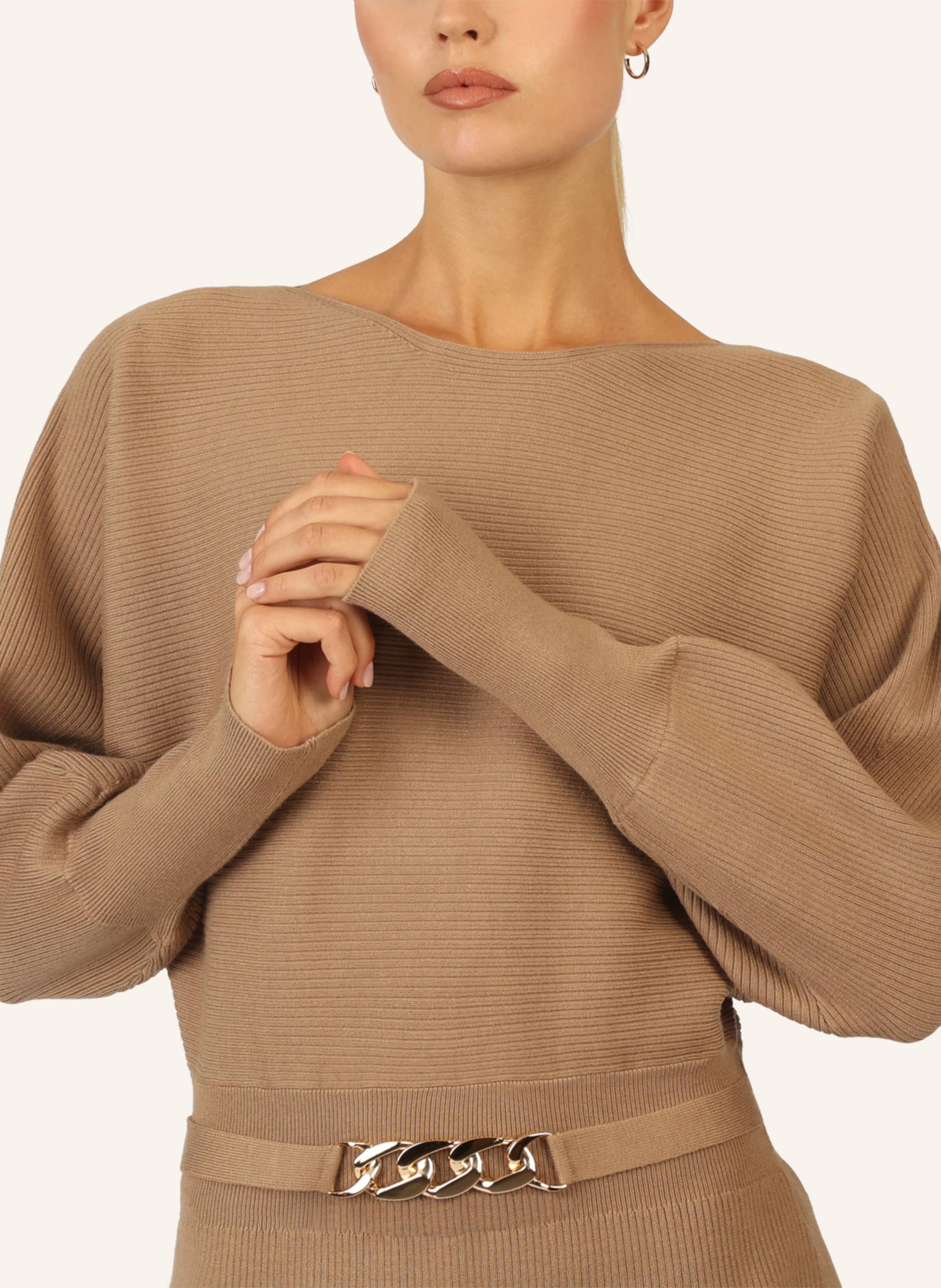 Thumbnail - Apart Strickkleid braun