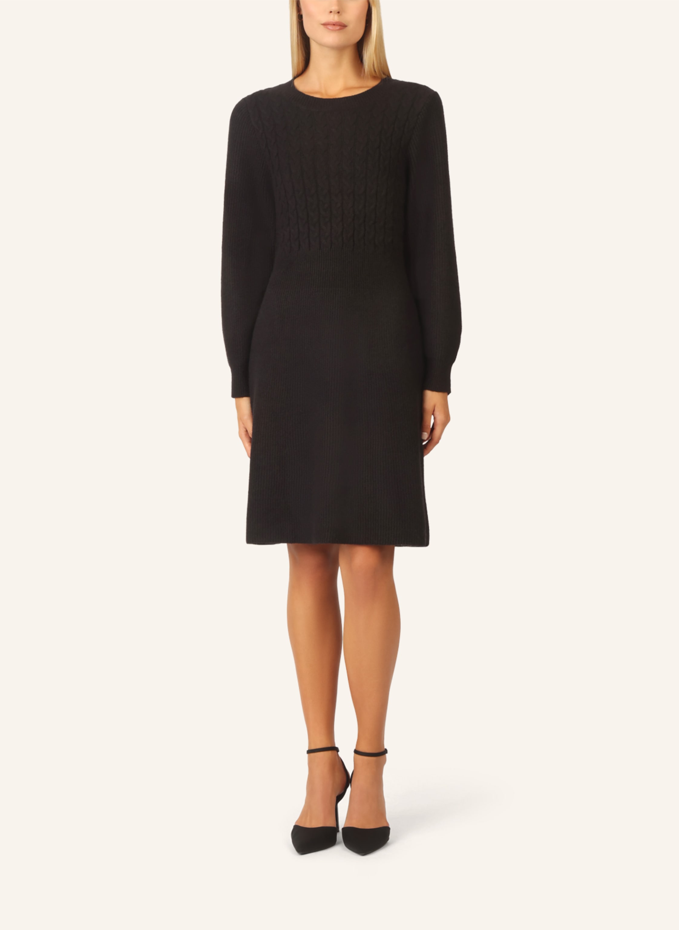 Thumbnail - Apart Strickkleid schwarz