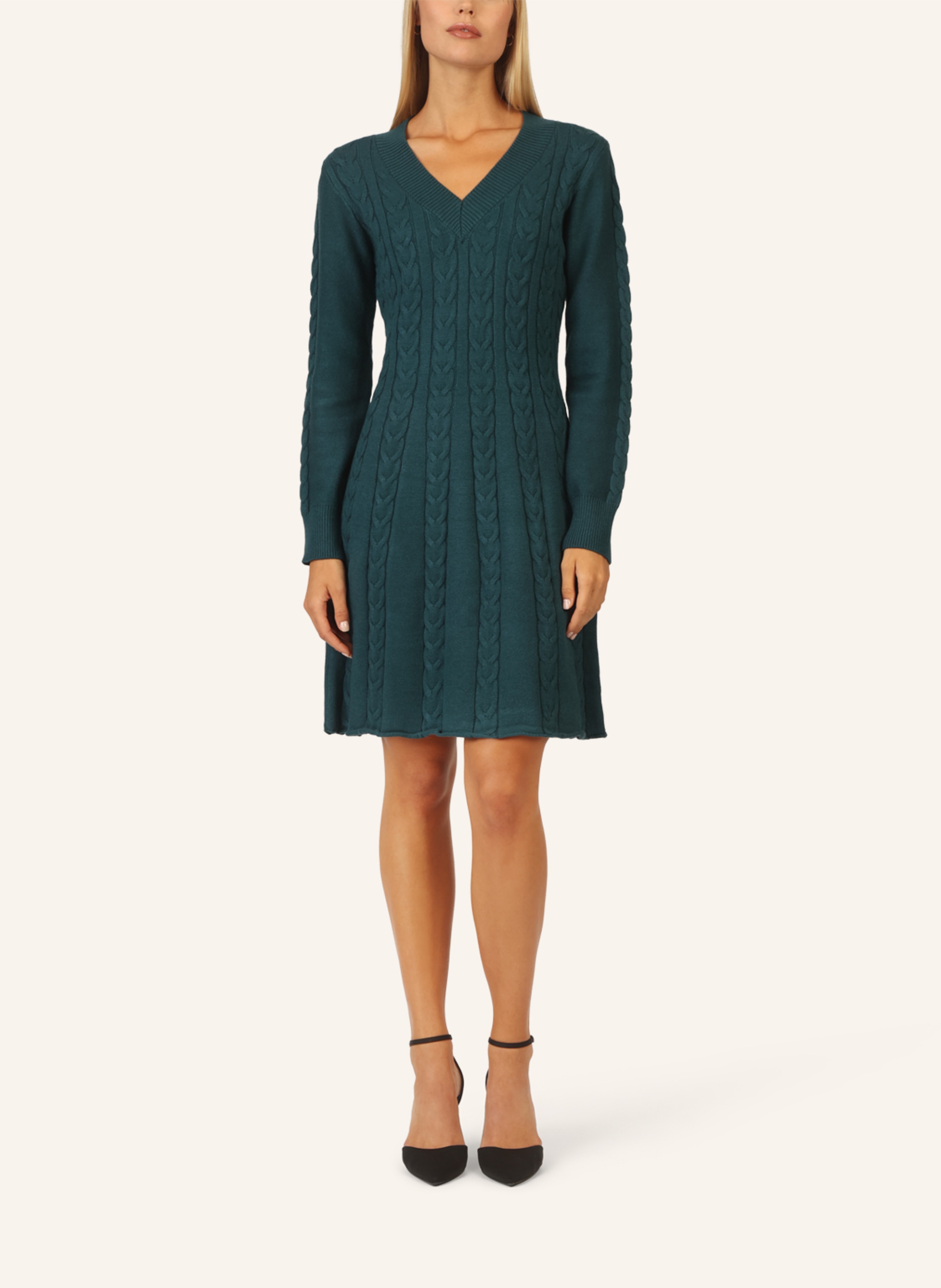 Thumbnail - Apart Strickkleid gruen