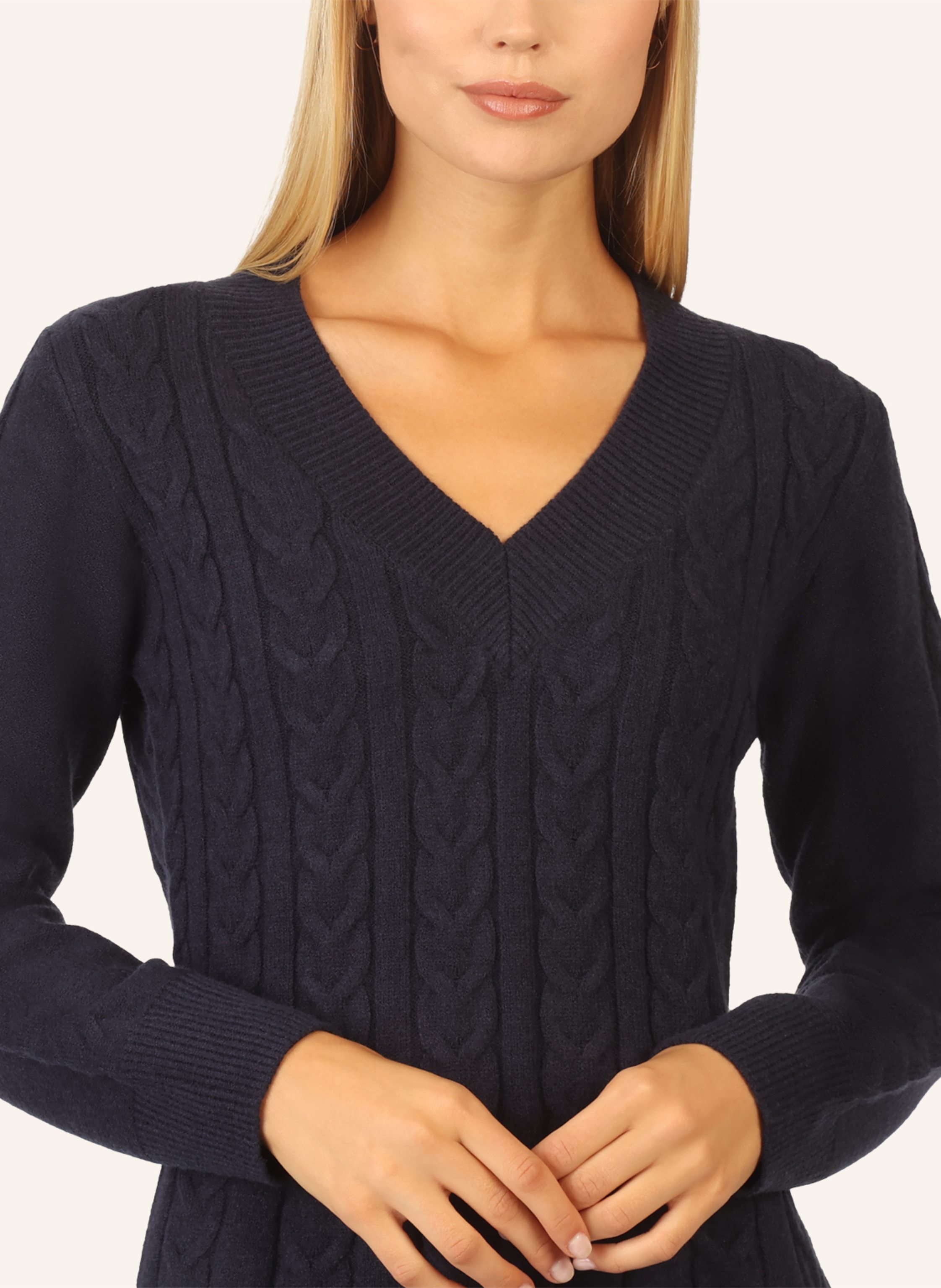 Thumbnail - Apart Strickkleid blau