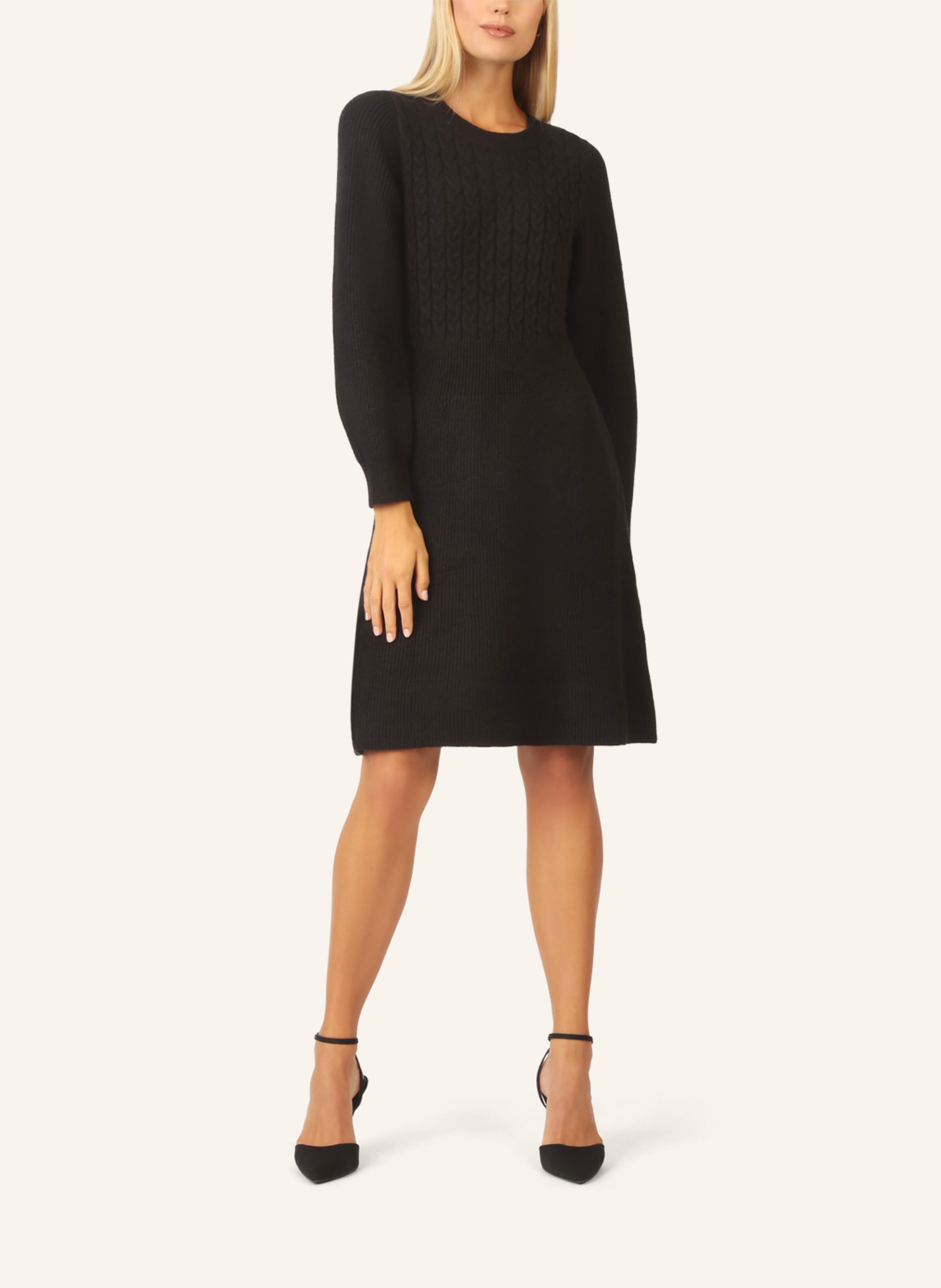 Thumbnail - Apart Strickkleid schwarz