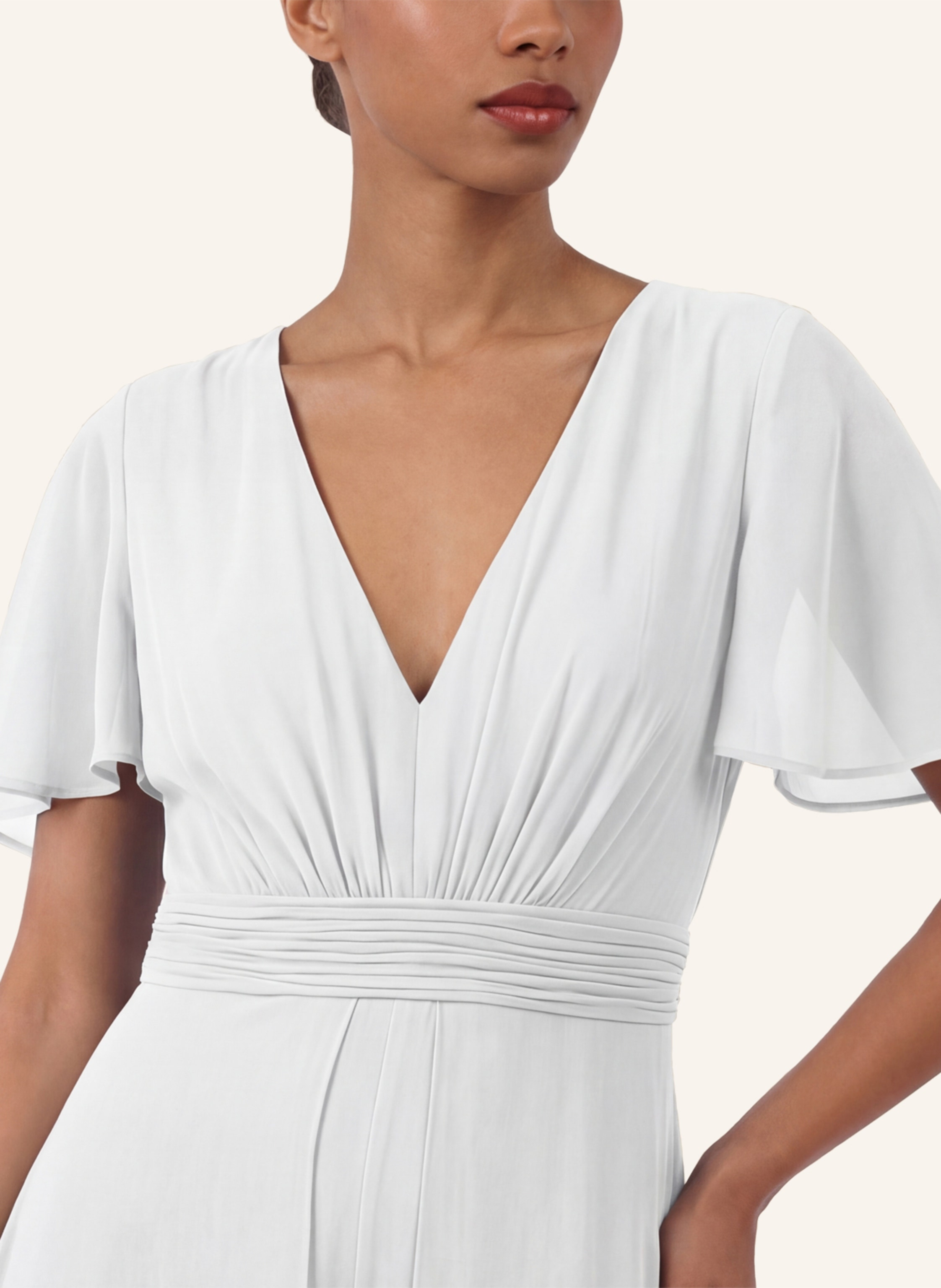 Thumbnail - Apart Jumpsuit Mit Volants weiss