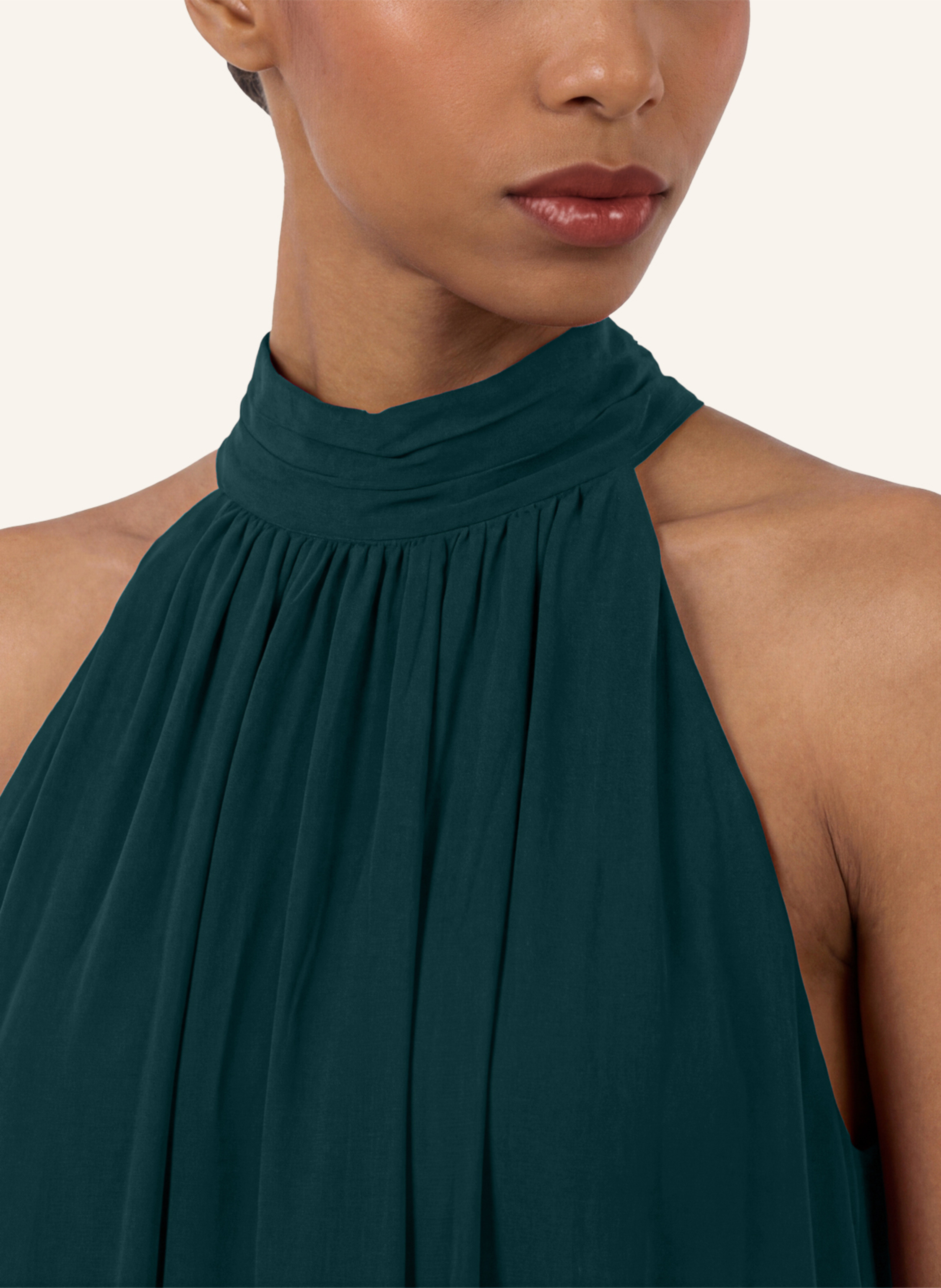 Thumbnail - Apart Abendkleid Mit Volants gruen