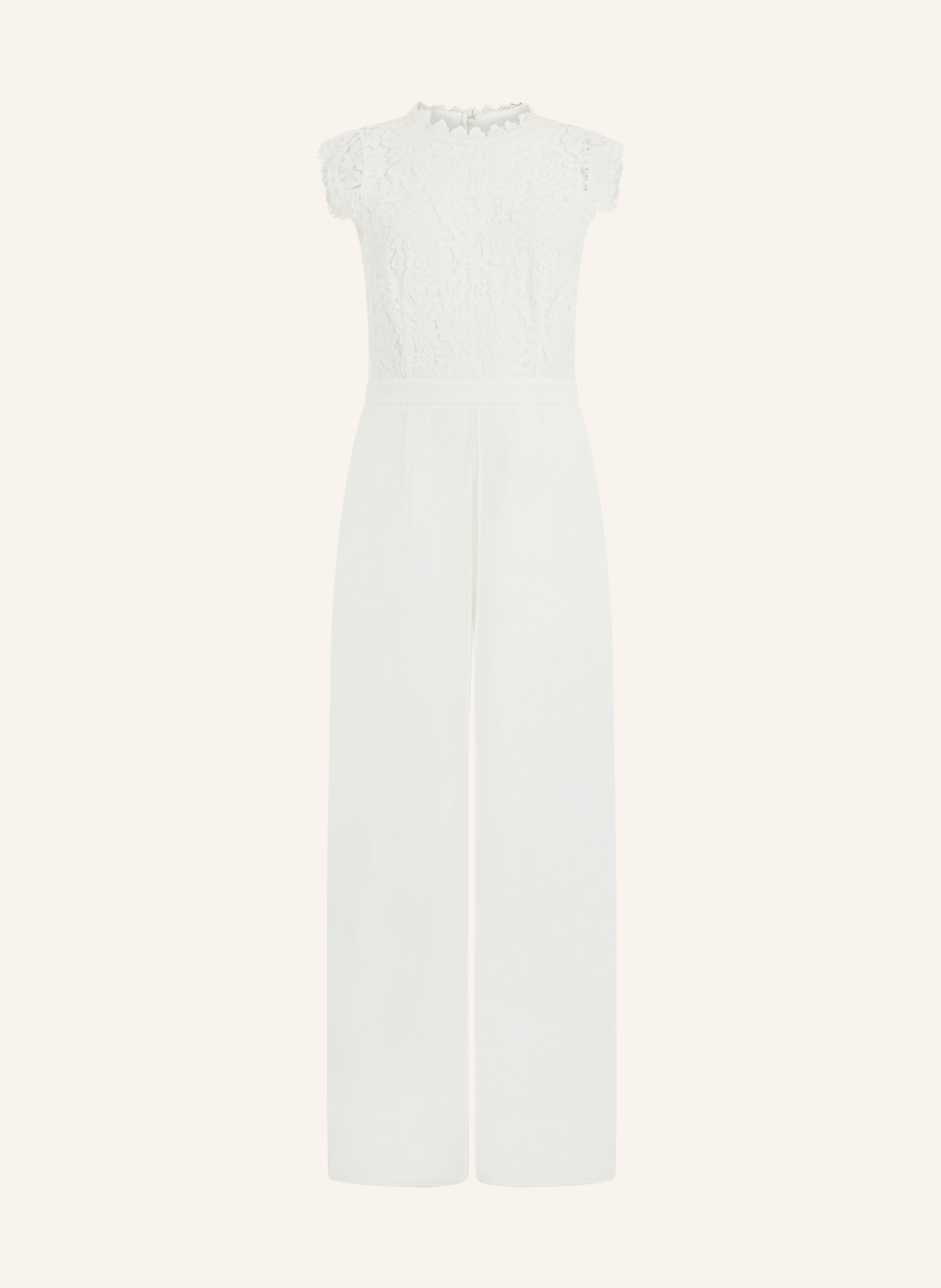 Apart Overall Mit Spitzenoberteil weiss