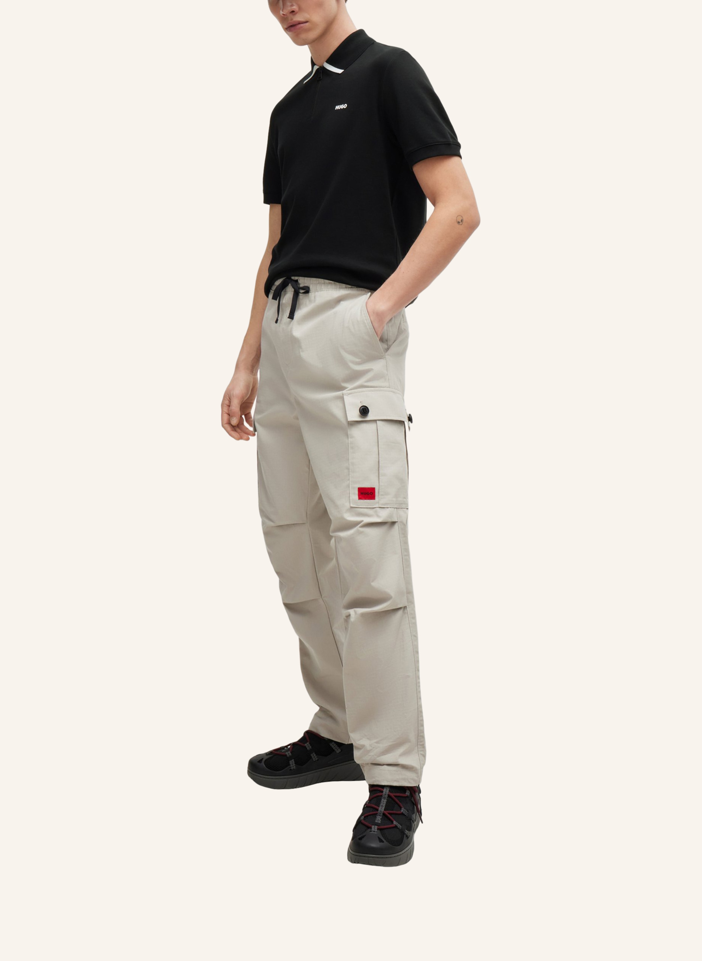 Thumbnail - Hugo Poloshirt Dalomino Regular Fit schwarz