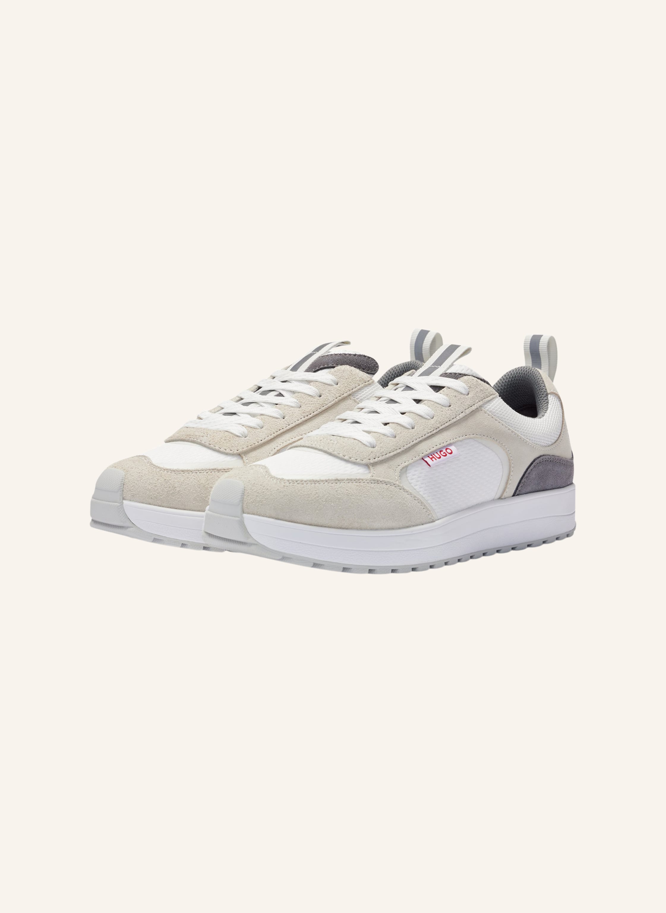 HUGO Sneaker CILAN_TENN_MESD in weiss